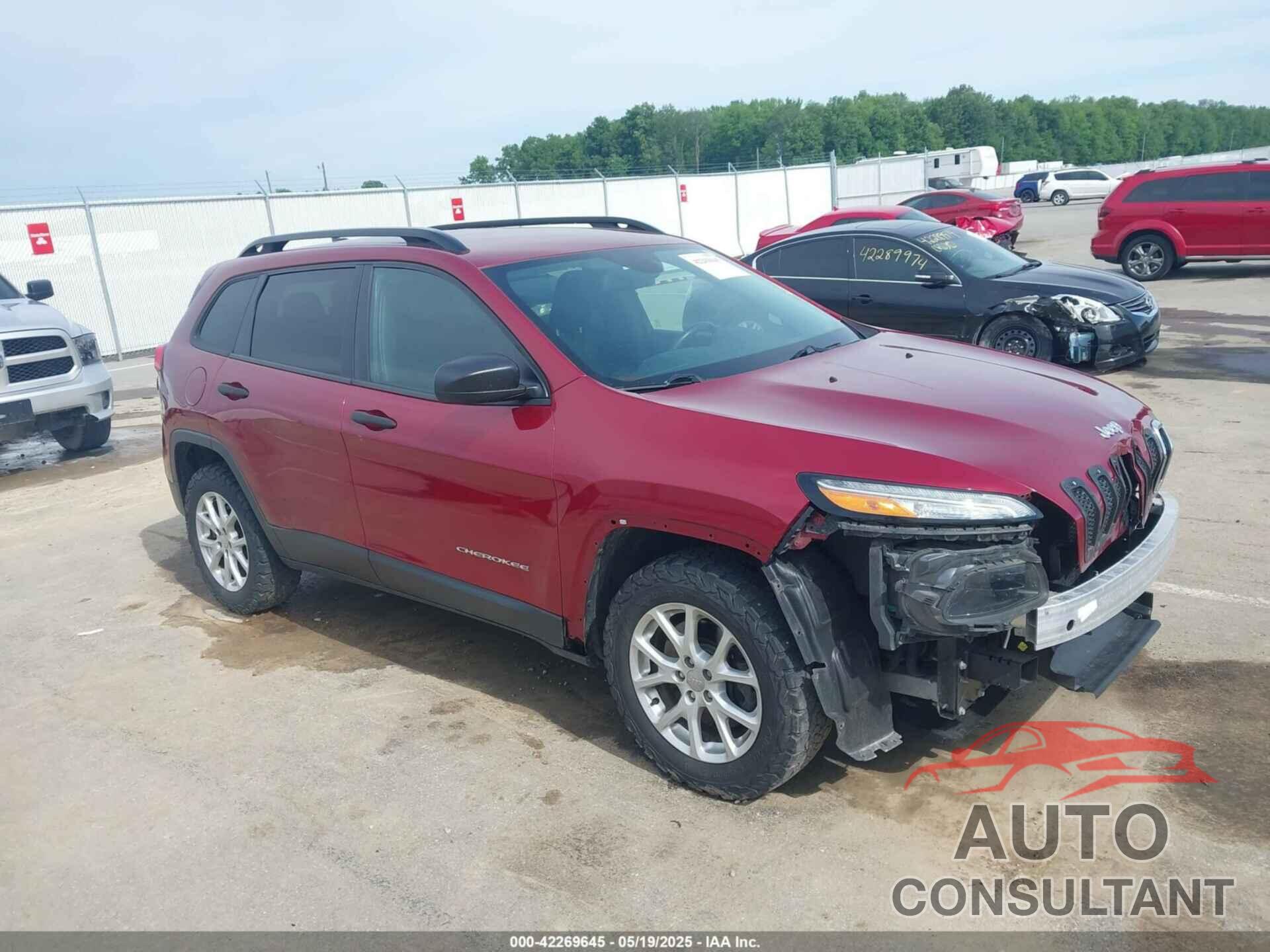 JEEP CHEROKEE 2016 - 1C4PJMAB4GW182957
