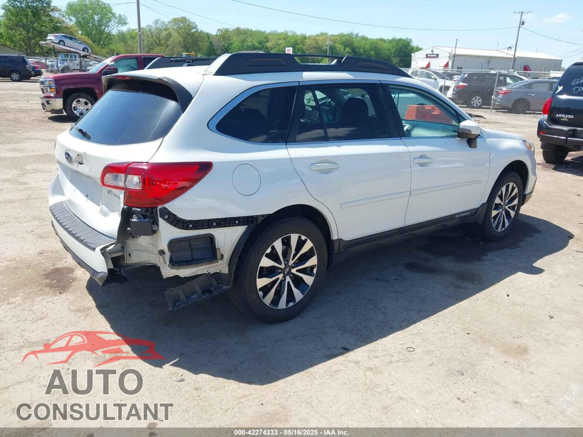 SUBARU OUTBACK 2015 - 4S4BSBLC8F3350936