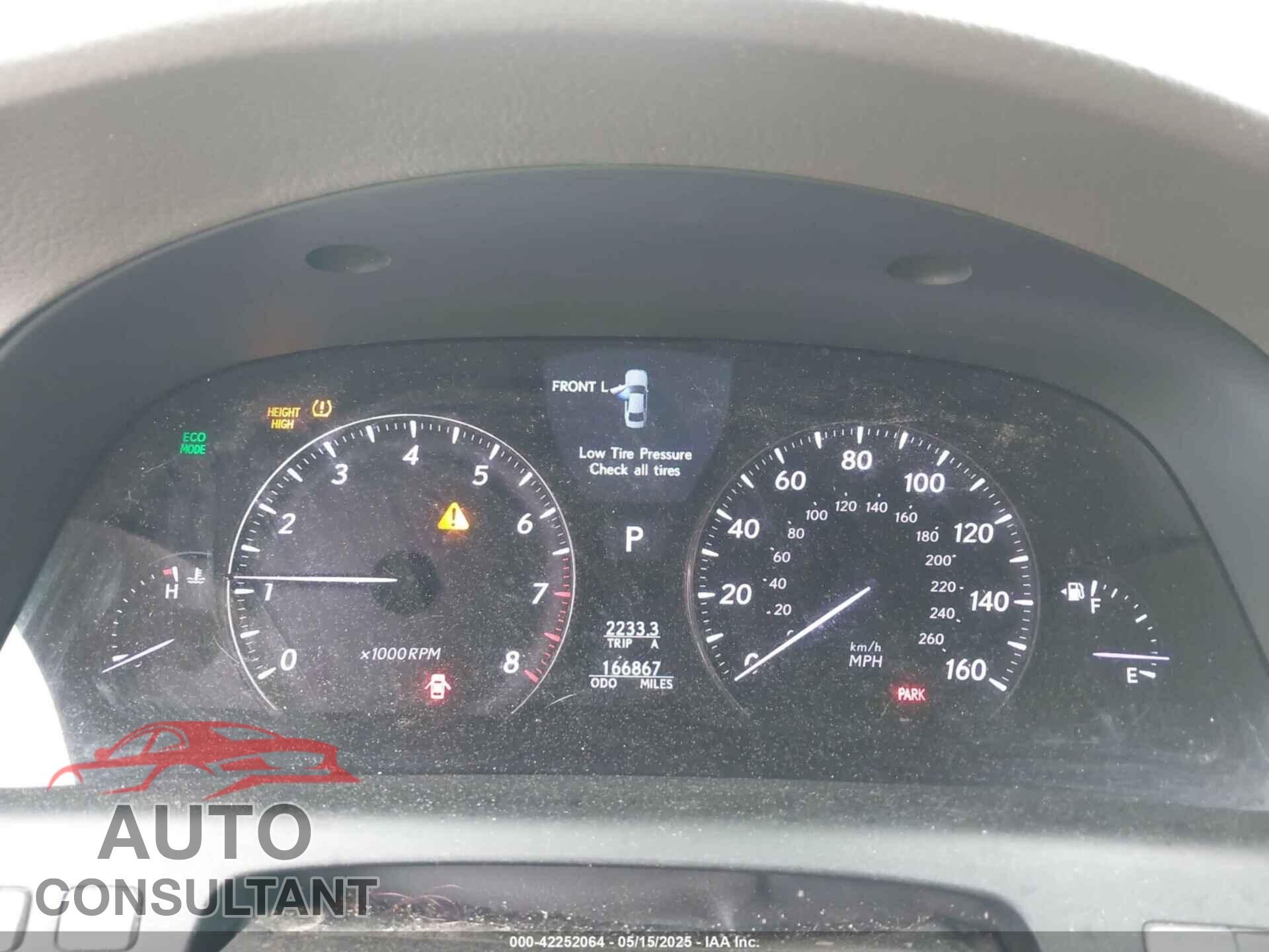 LEXUS LS 460 2010 - JTHCL5EF5A5008337