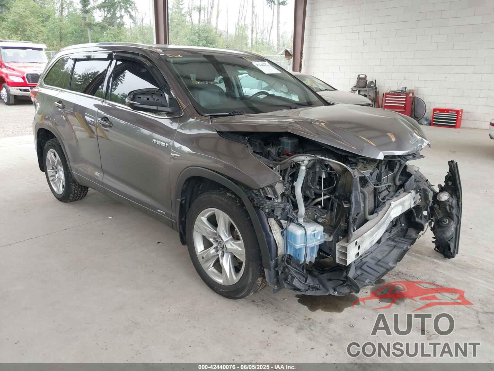 TOYOTA HIGHLANDER HYBRID 2017 - 5TDDGRFH2HS022041