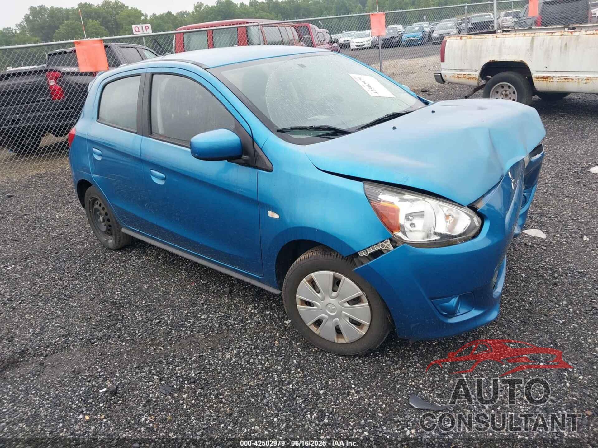 MITSUBISHI MIRAGE 2015 - ML32A3HJ6FH045834