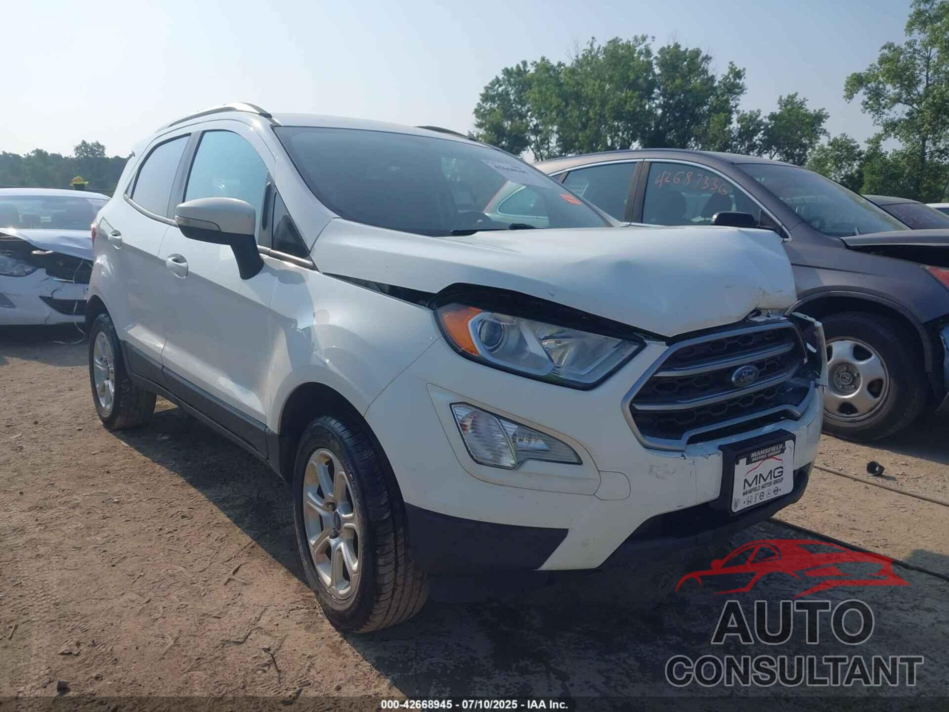 FORD ECOSPORT 2018 - MAJ6P1UL9JC247426
