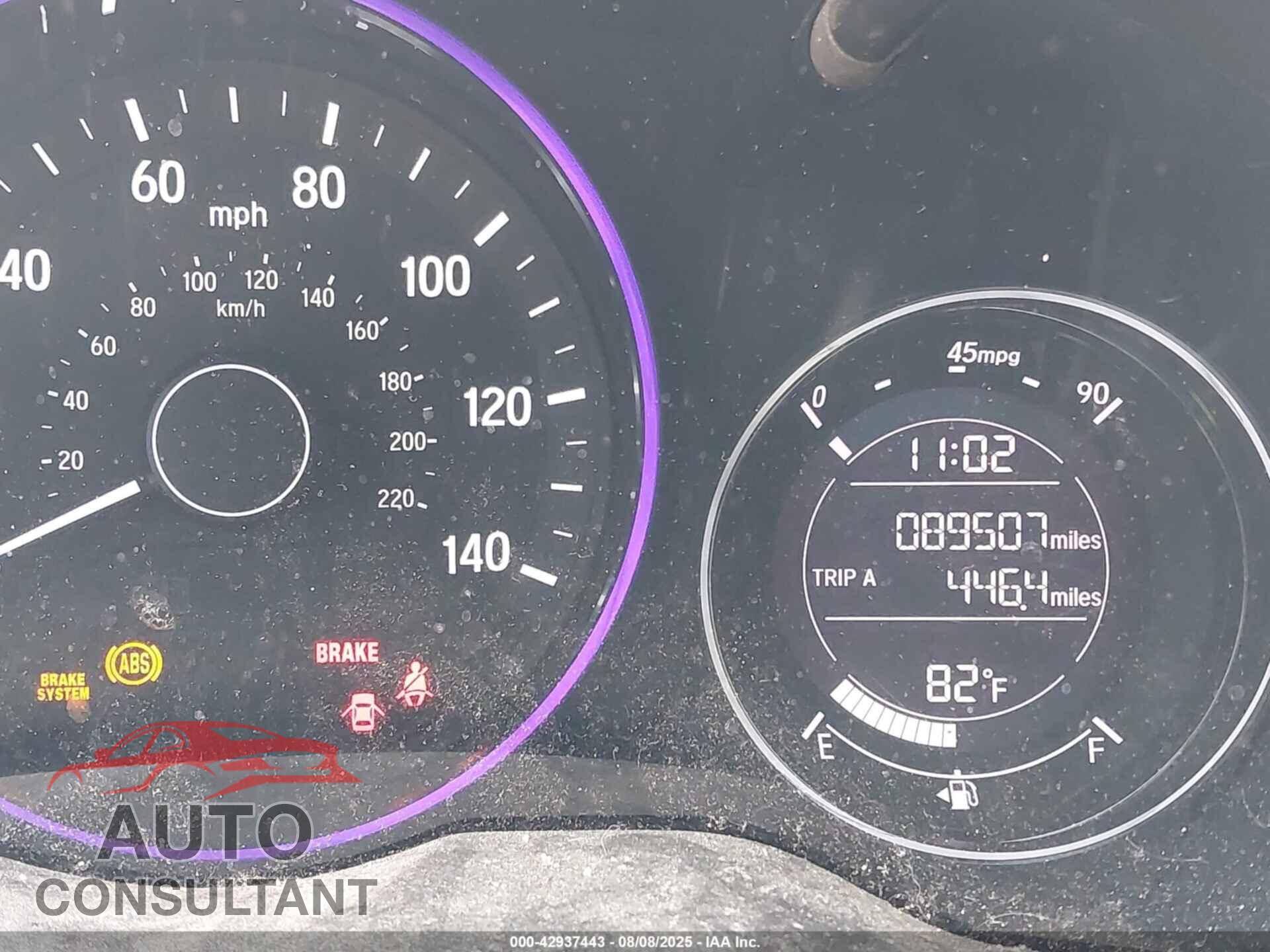 HONDA HR-V 2017 - 3CZRU6H51HM730954