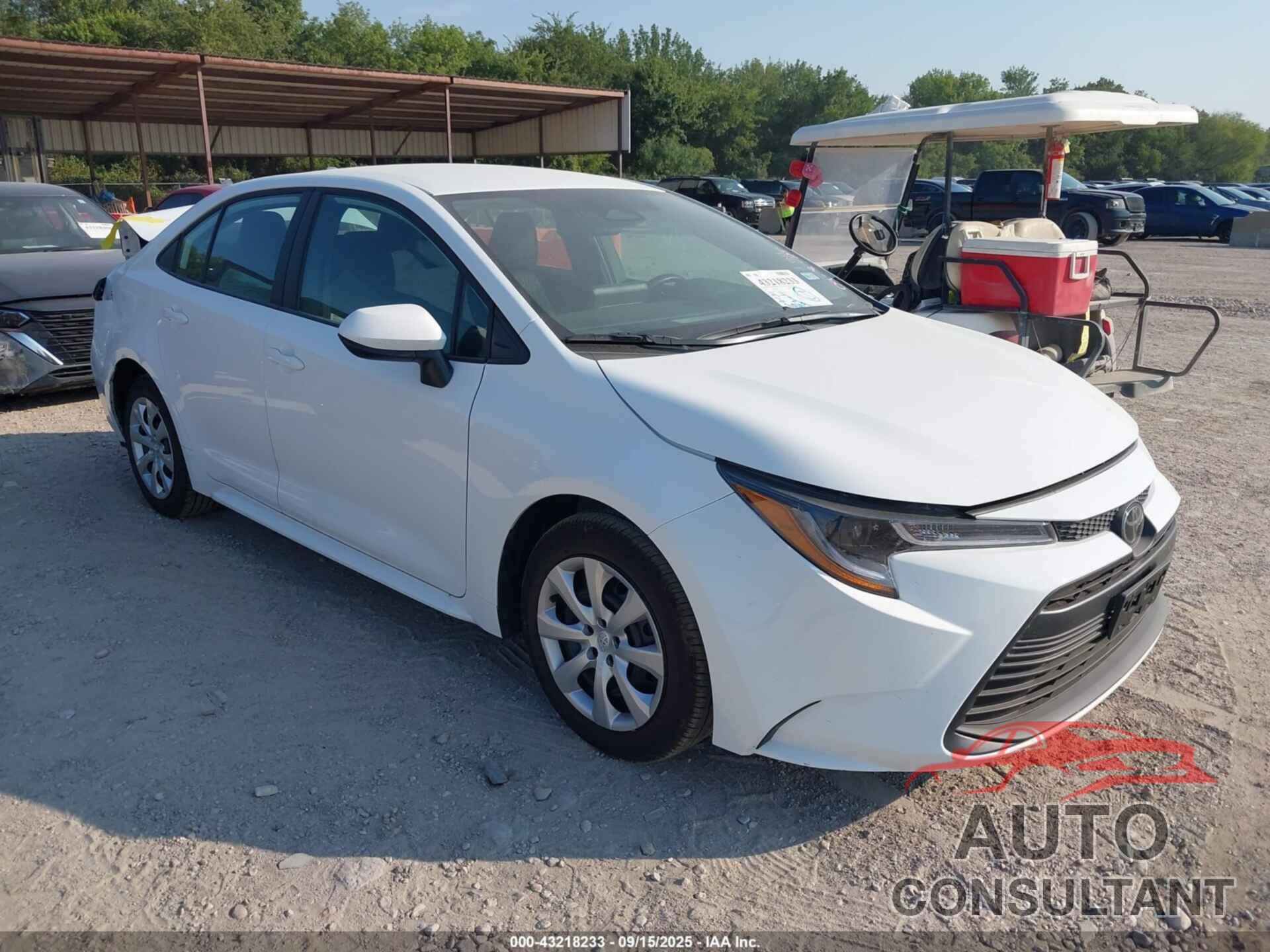 TOYOTA COROLLA 2025 - 5YFB4MDEXSP339030