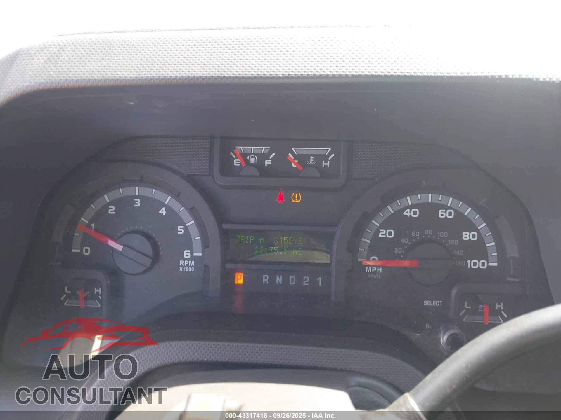 FORD E-150 2012 - 1FTNE1EW8CDA81921