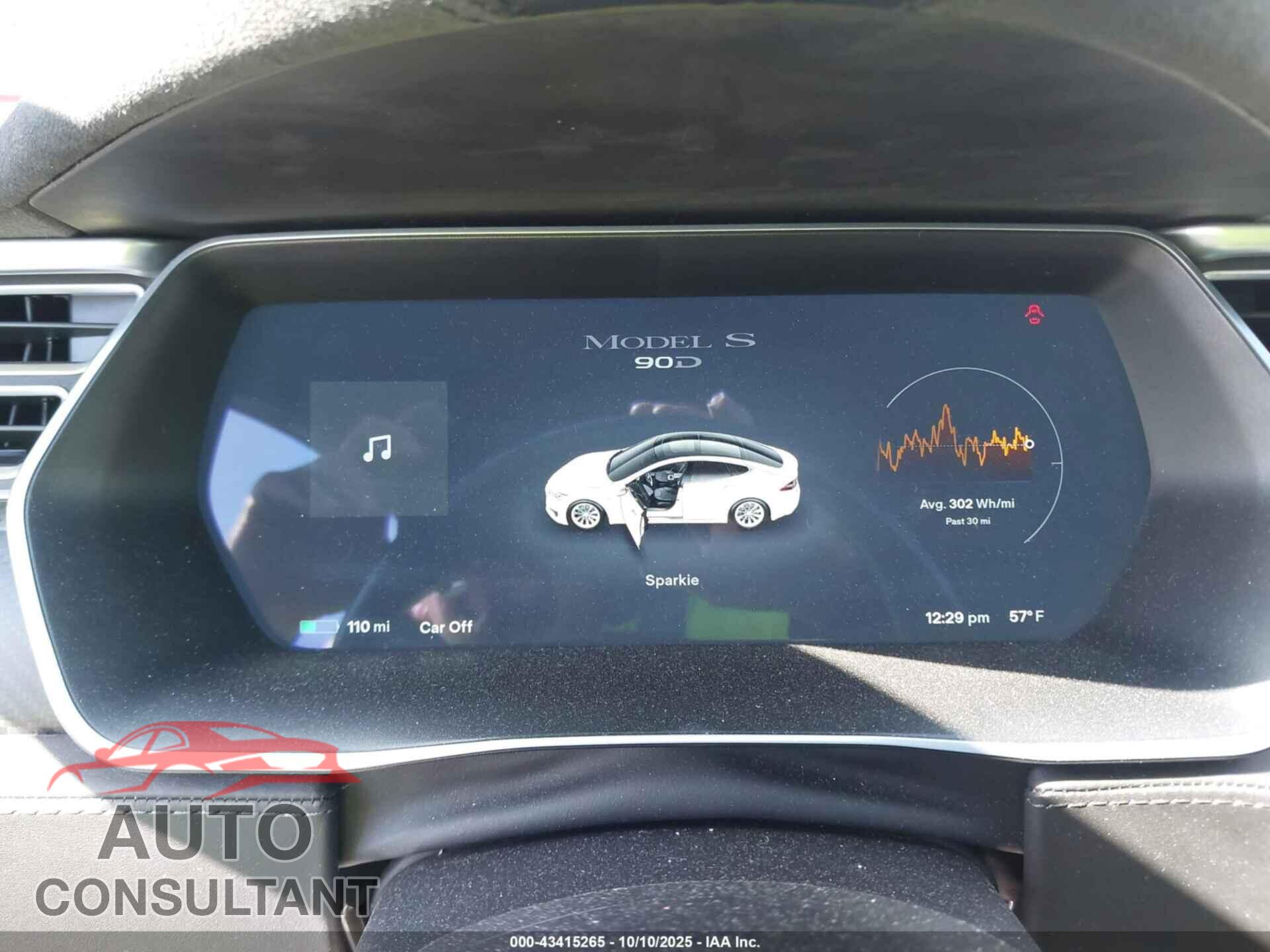 TESLA MODEL S 2017 - 5YJSA1E2XHF187590