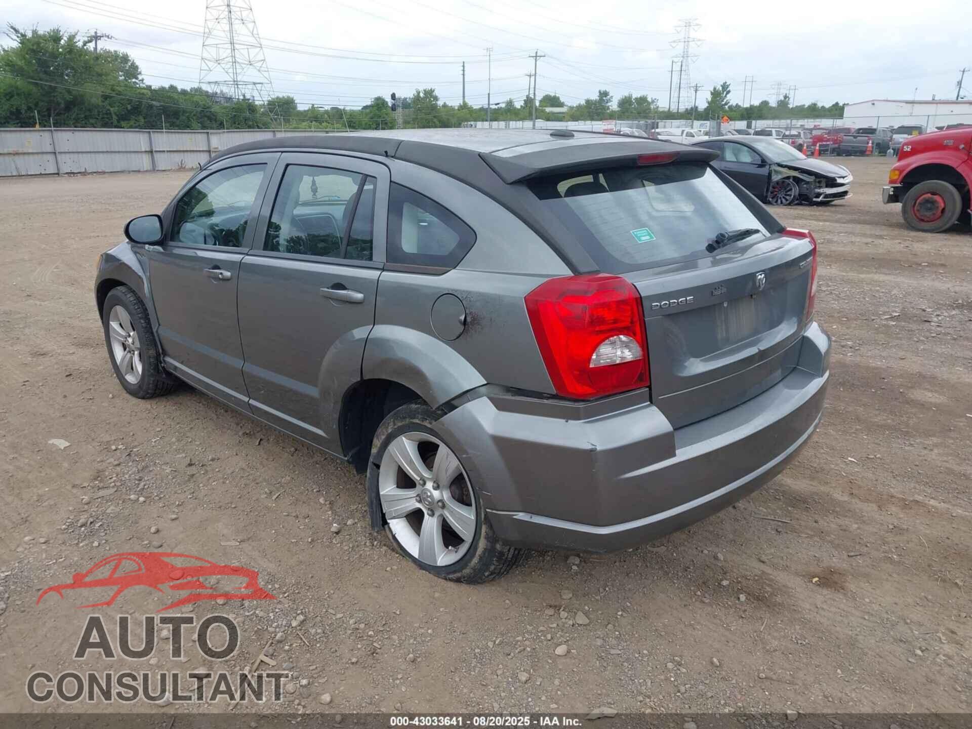 DODGE CALIBER 2012 - 1C3CDWDAXCD508470