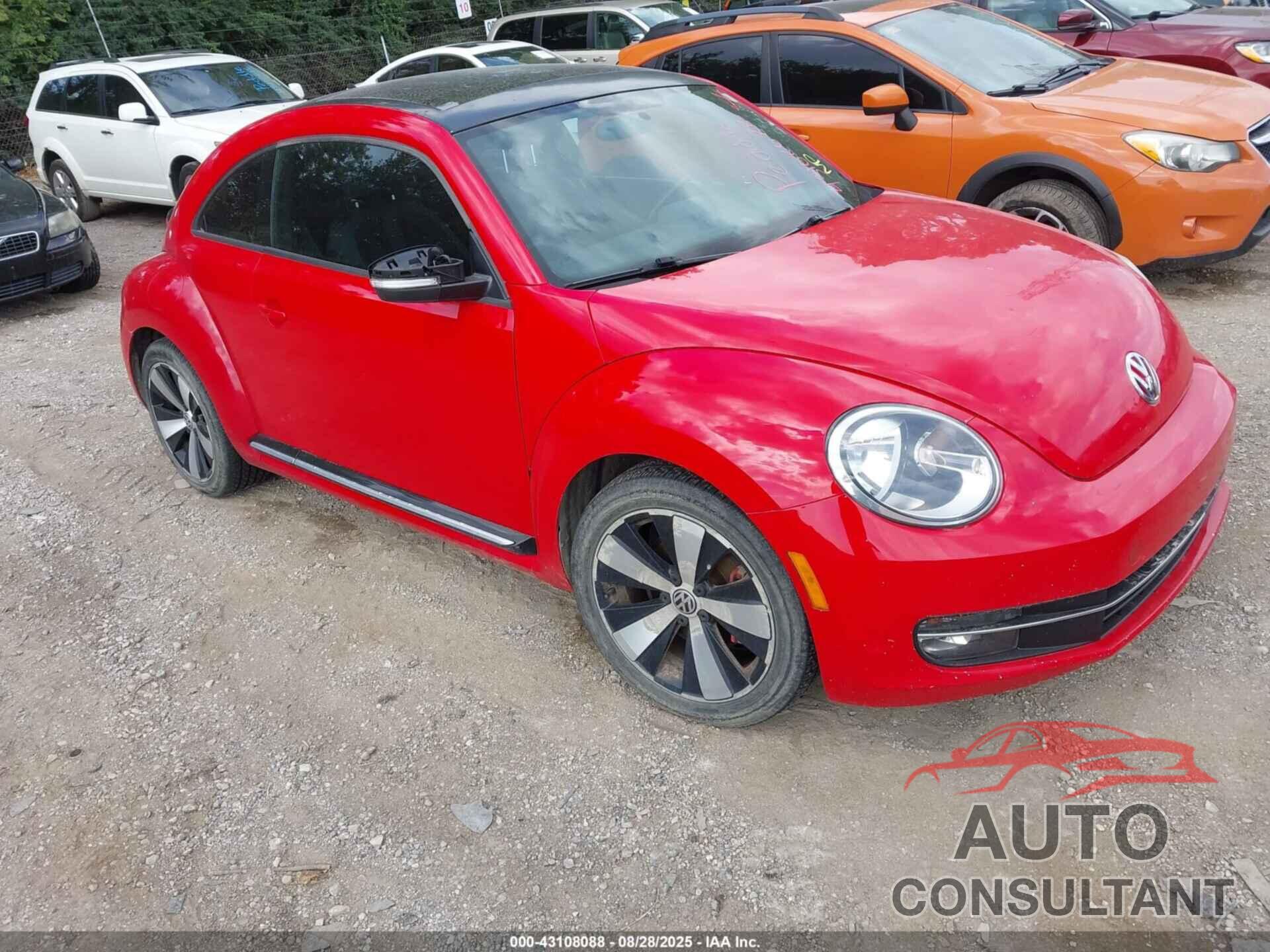 VOLKSWAGEN BEETLE 2013 - 3VWVA7AT2DM616531
