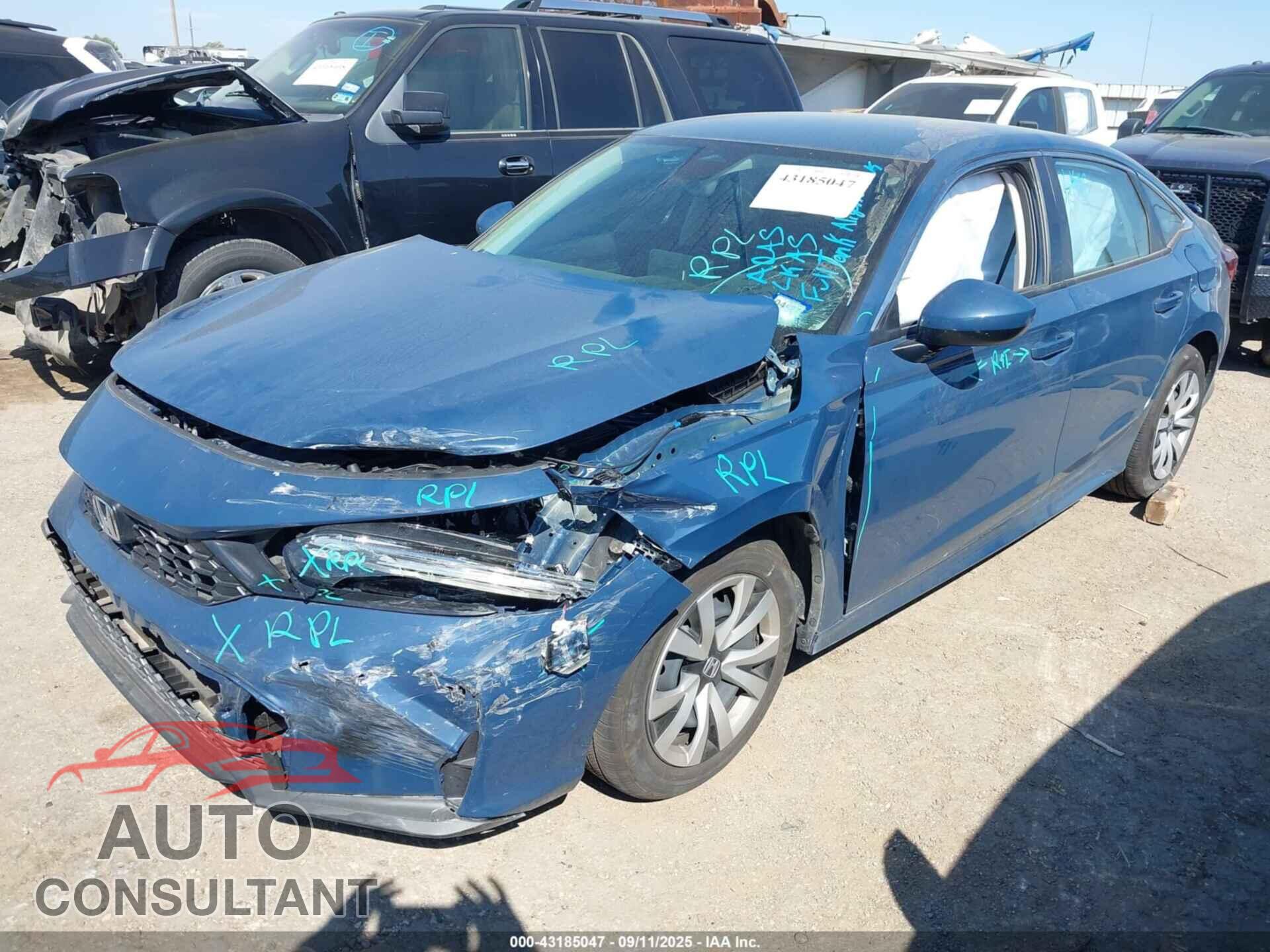 HONDA CIVIC 2025 - 2HGFE2F24SH589733