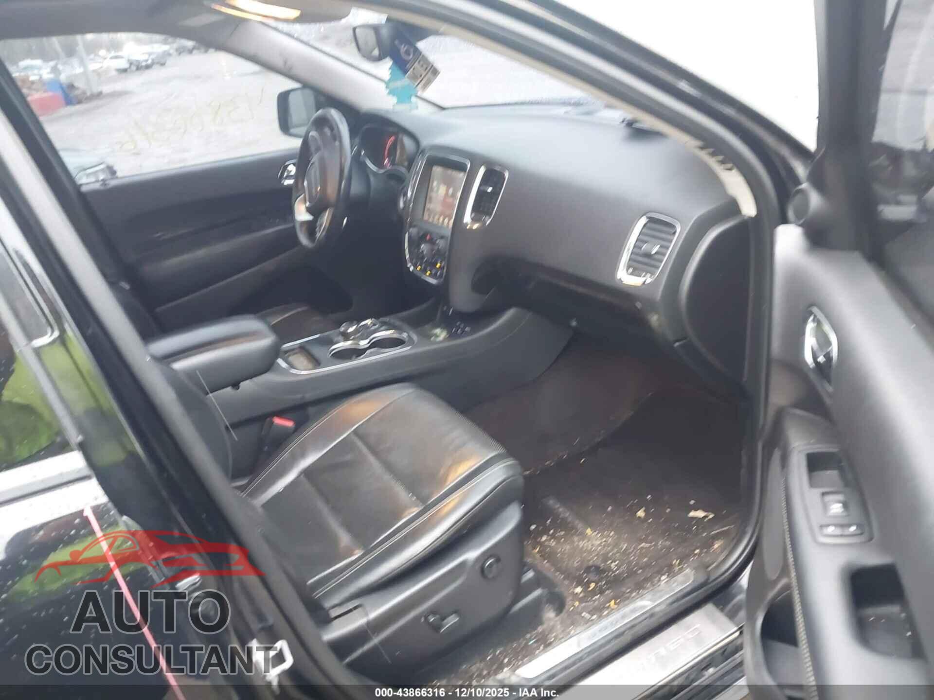 DODGE DURANGO 2017 - 1C4RDJEG6HC789255
