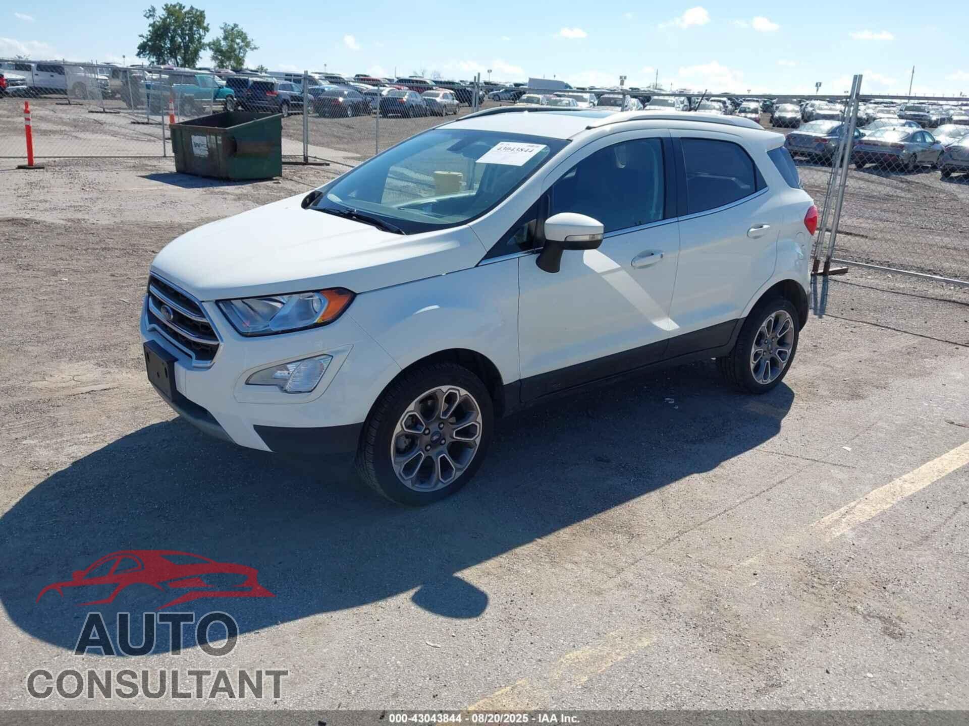 FORD ECOSPORT 2019 - MAJ6S3KL8KC297555