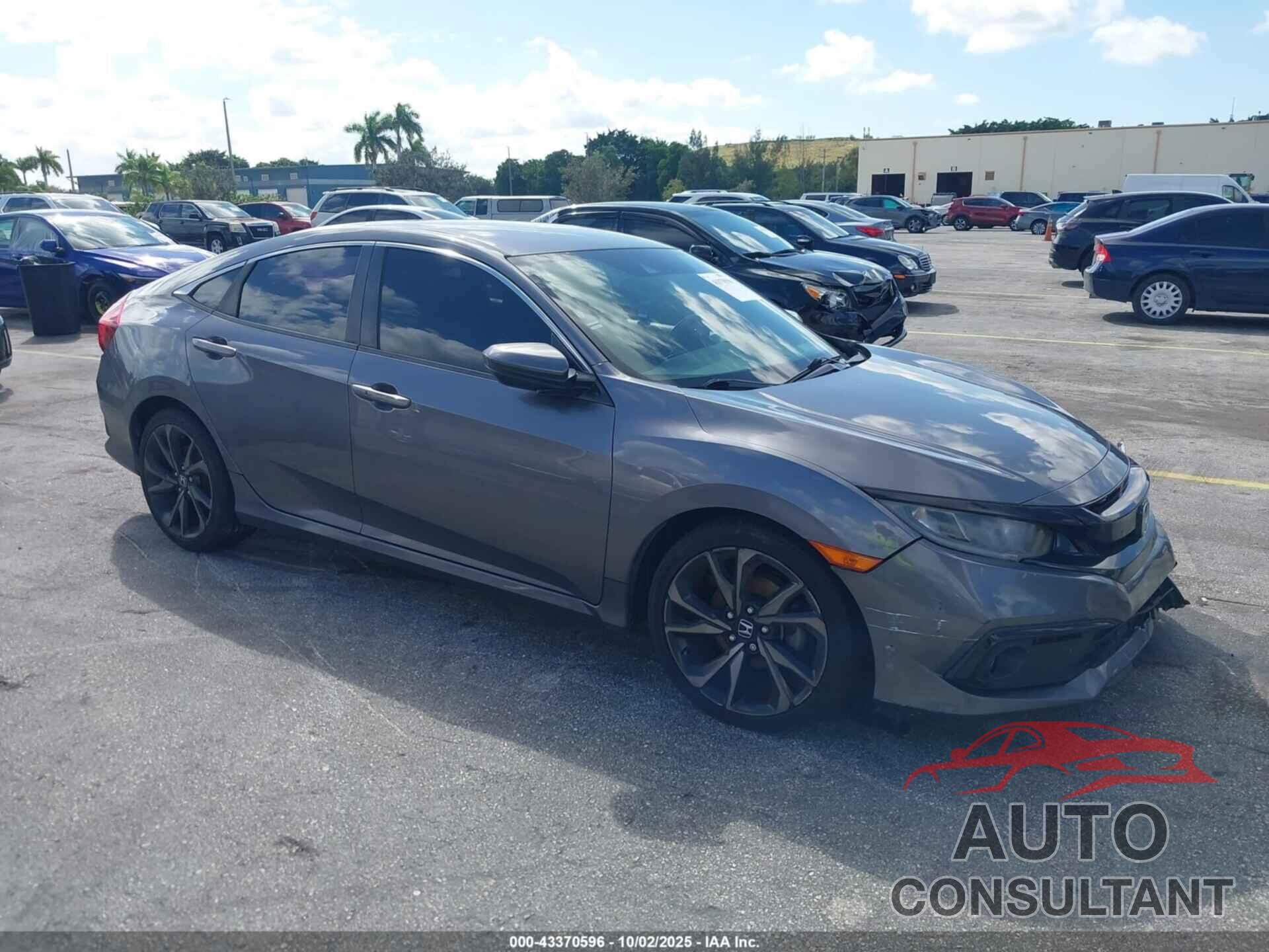 HONDA CIVIC 2019 - 19XFC2F87KE009251