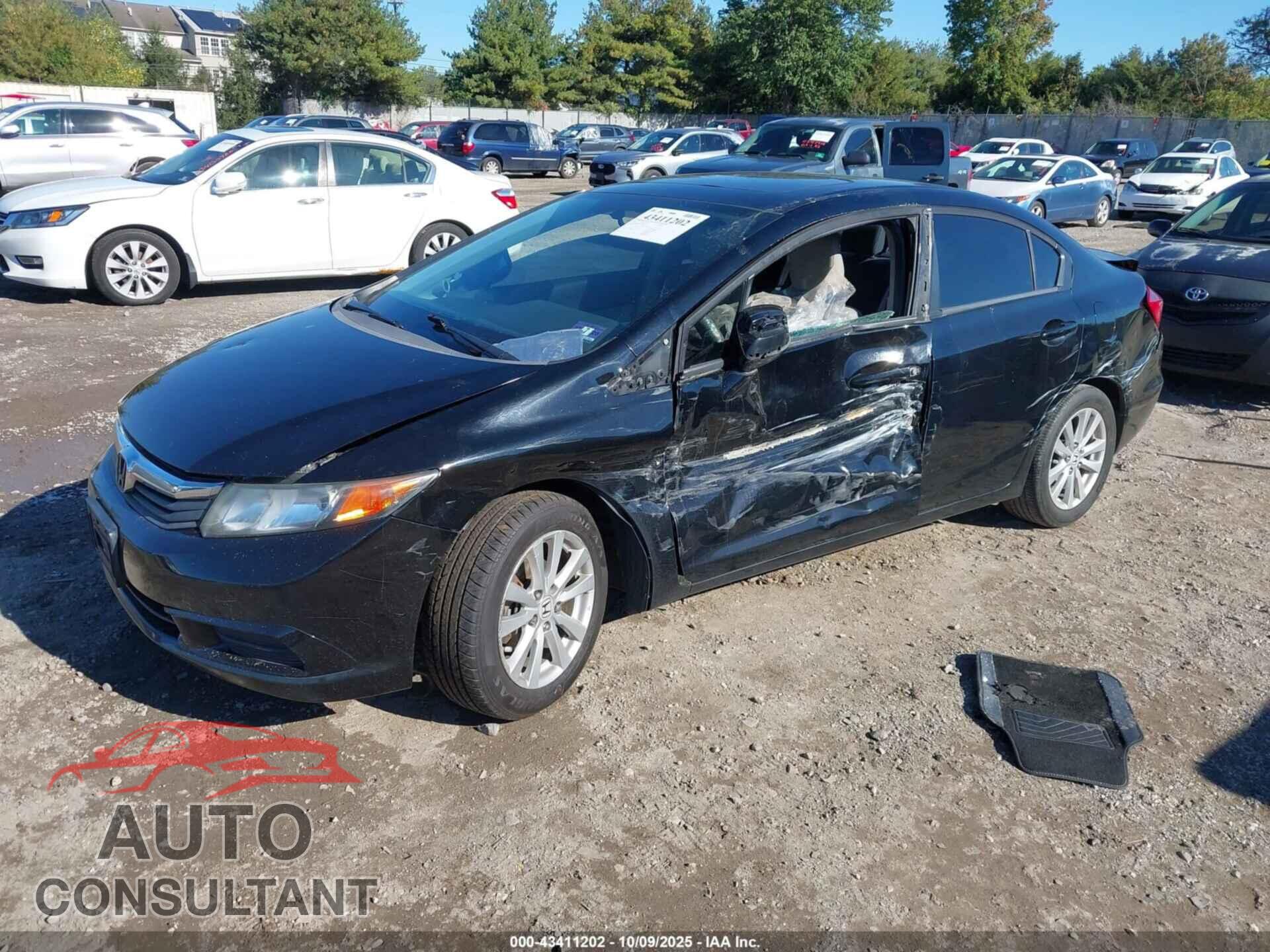 HONDA CIVIC 2012 - 19XFB2F83CE343300