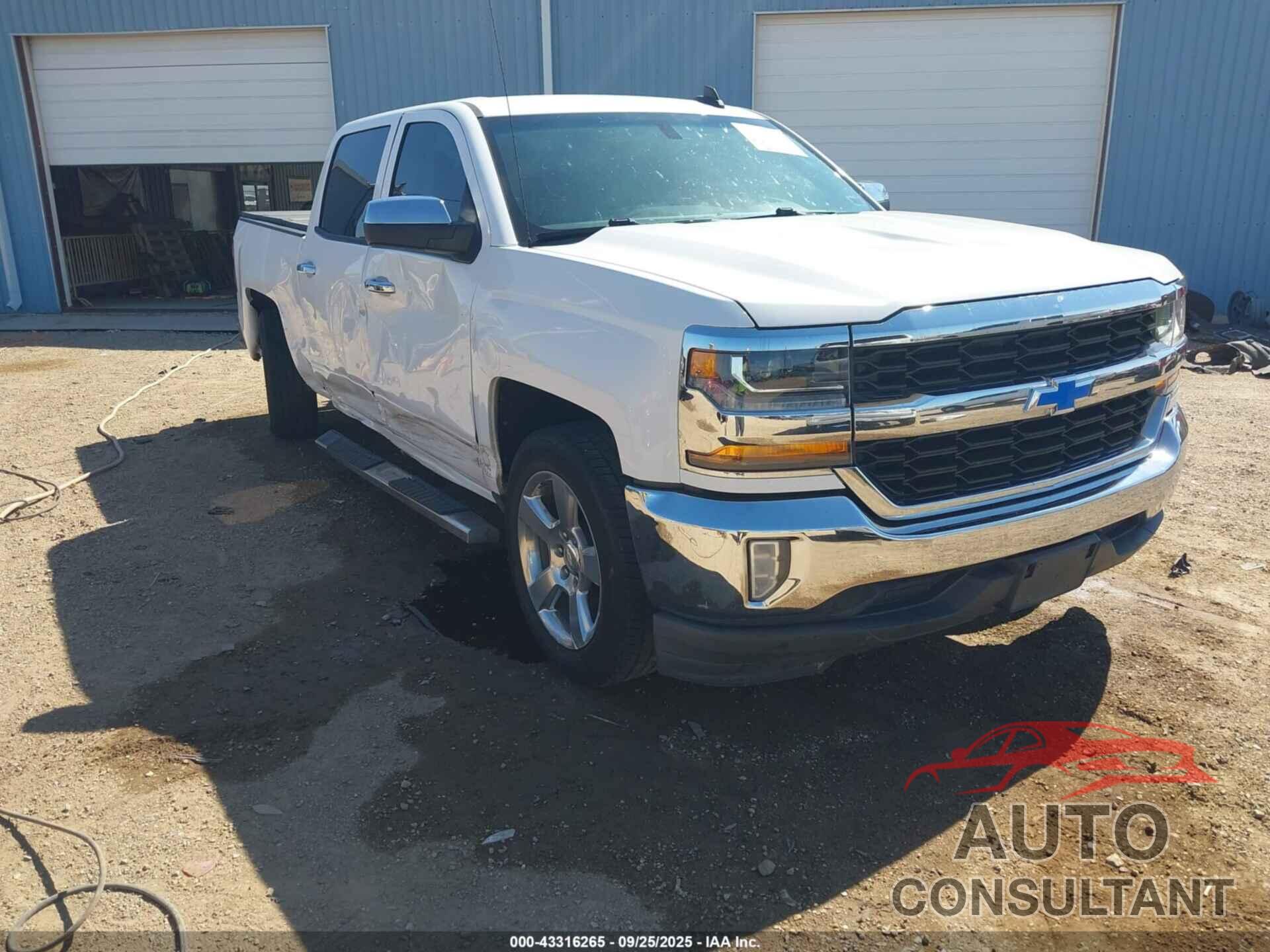 CHEVROLET SILVERADO 1500 2017 - 3GCPCREC8HG362095