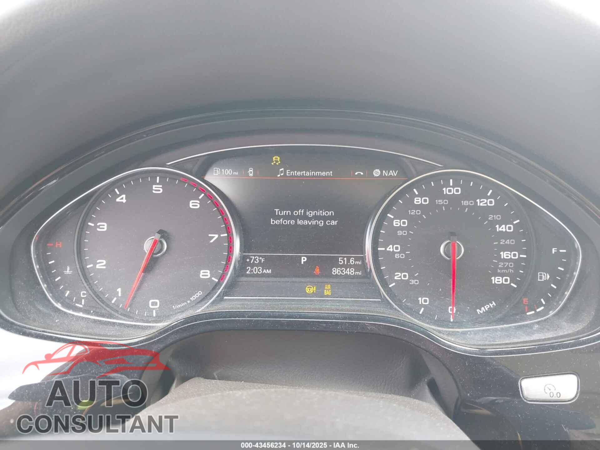 AUDI A8 L 2013 - WAUR2AFD3DN016944