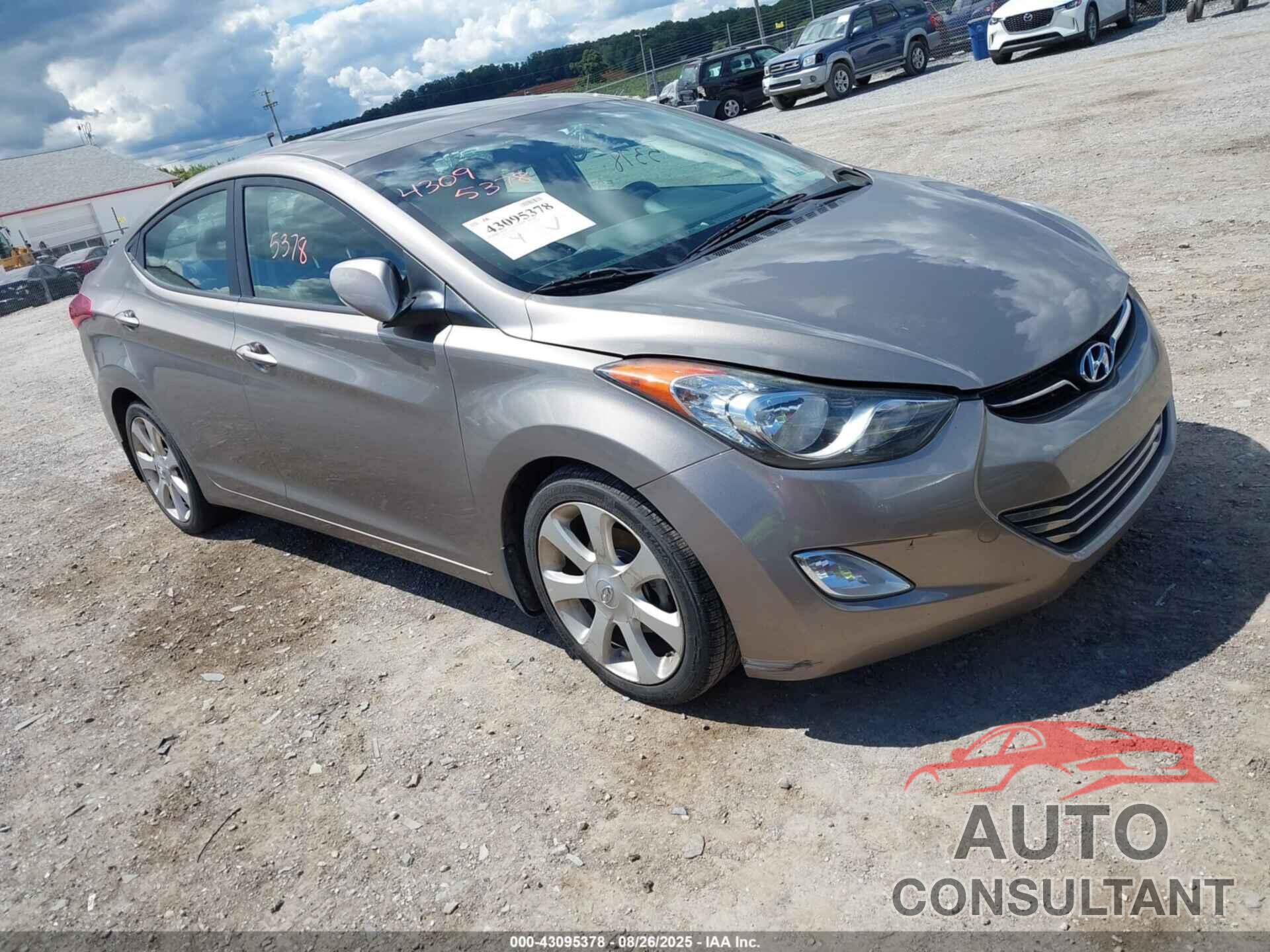 HYUNDAI ELANTRA 2013 - 5NPDH4AE0DH250679