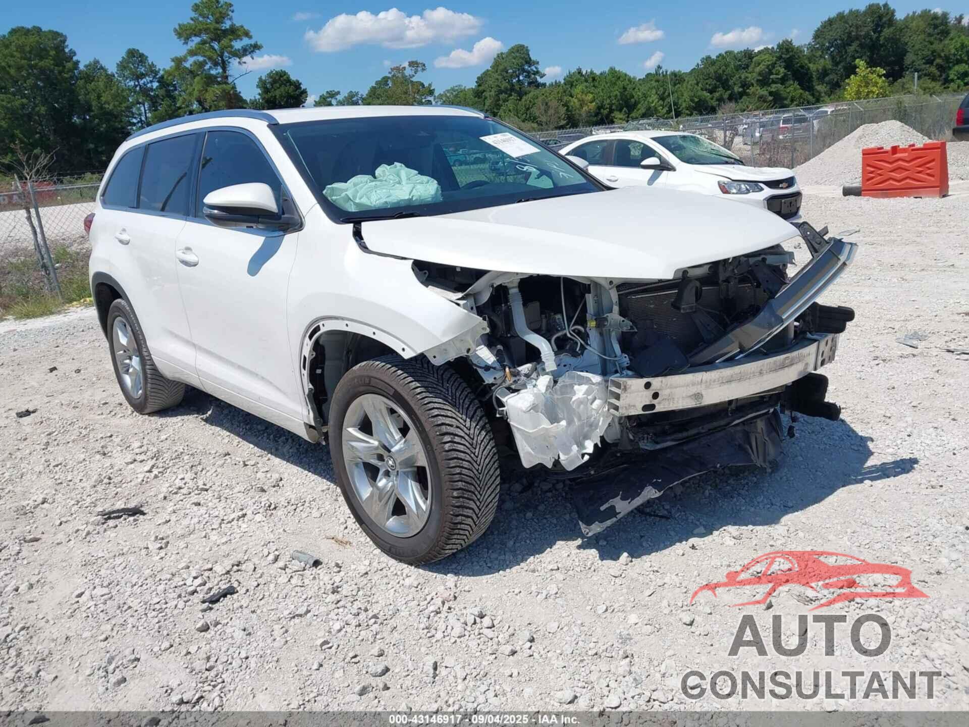 TOYOTA HIGHLANDER 2019 - 5TDYZRFH4KS329858