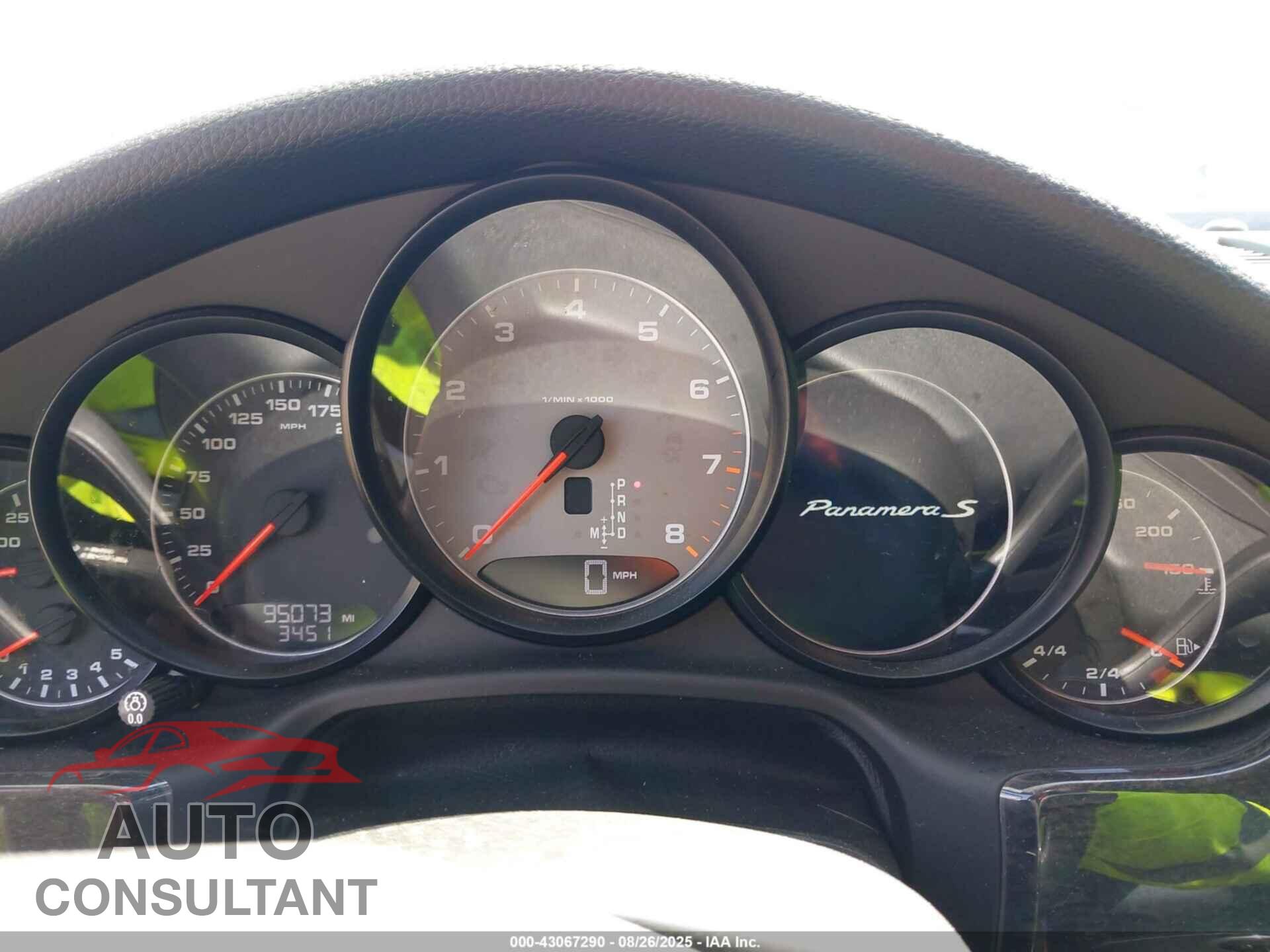 PORSCHE PANAMERA 2012 - WP0AB2A78CL062190