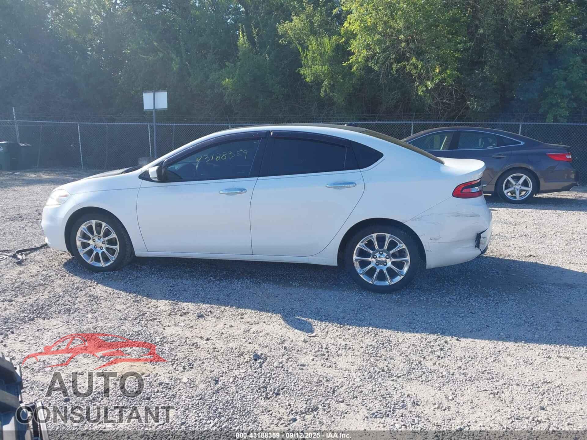DODGE DART 2013 - 1C3CDFCH2DD133433