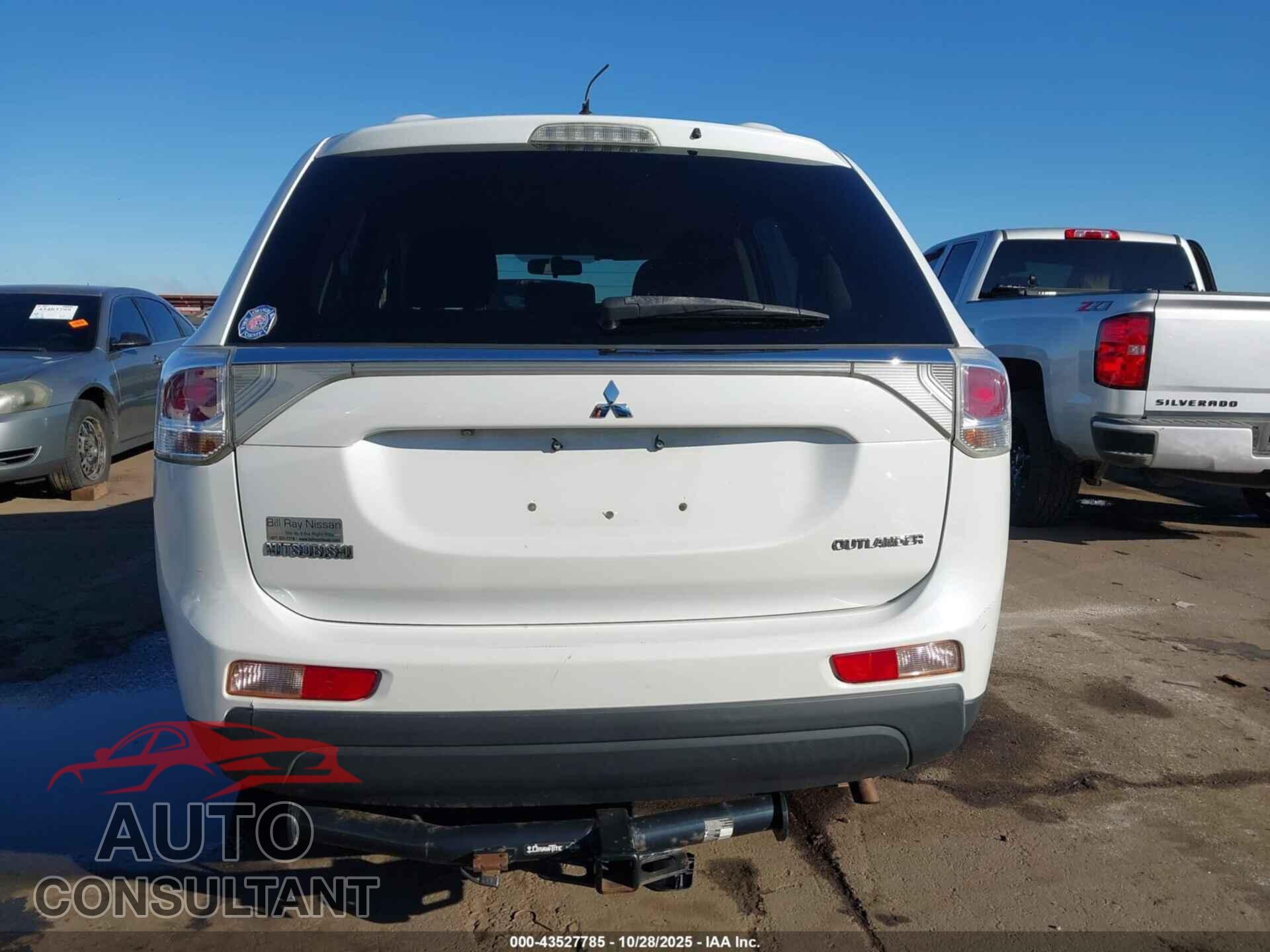 MITSUBISHI OUTLANDER 2014 - JA4AD3A37EZ013280