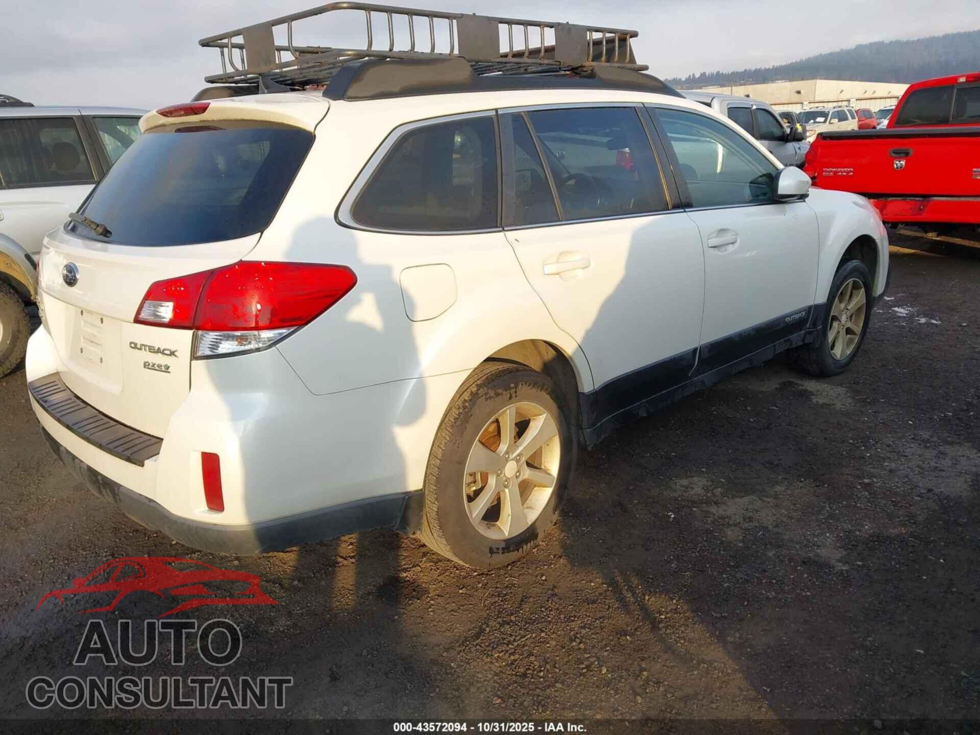 SUBARU OUTBACK 2014 - 4S4BRBCC9E3282530