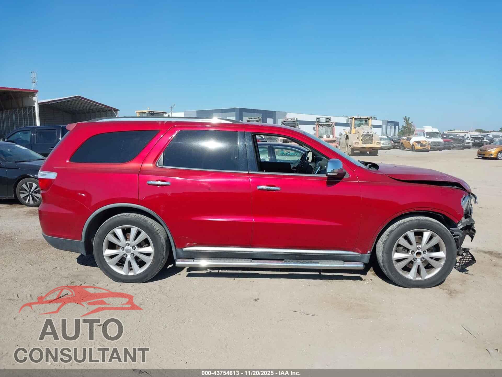 DODGE DURANGO 2011 - 1D4SD4GT7BC592991