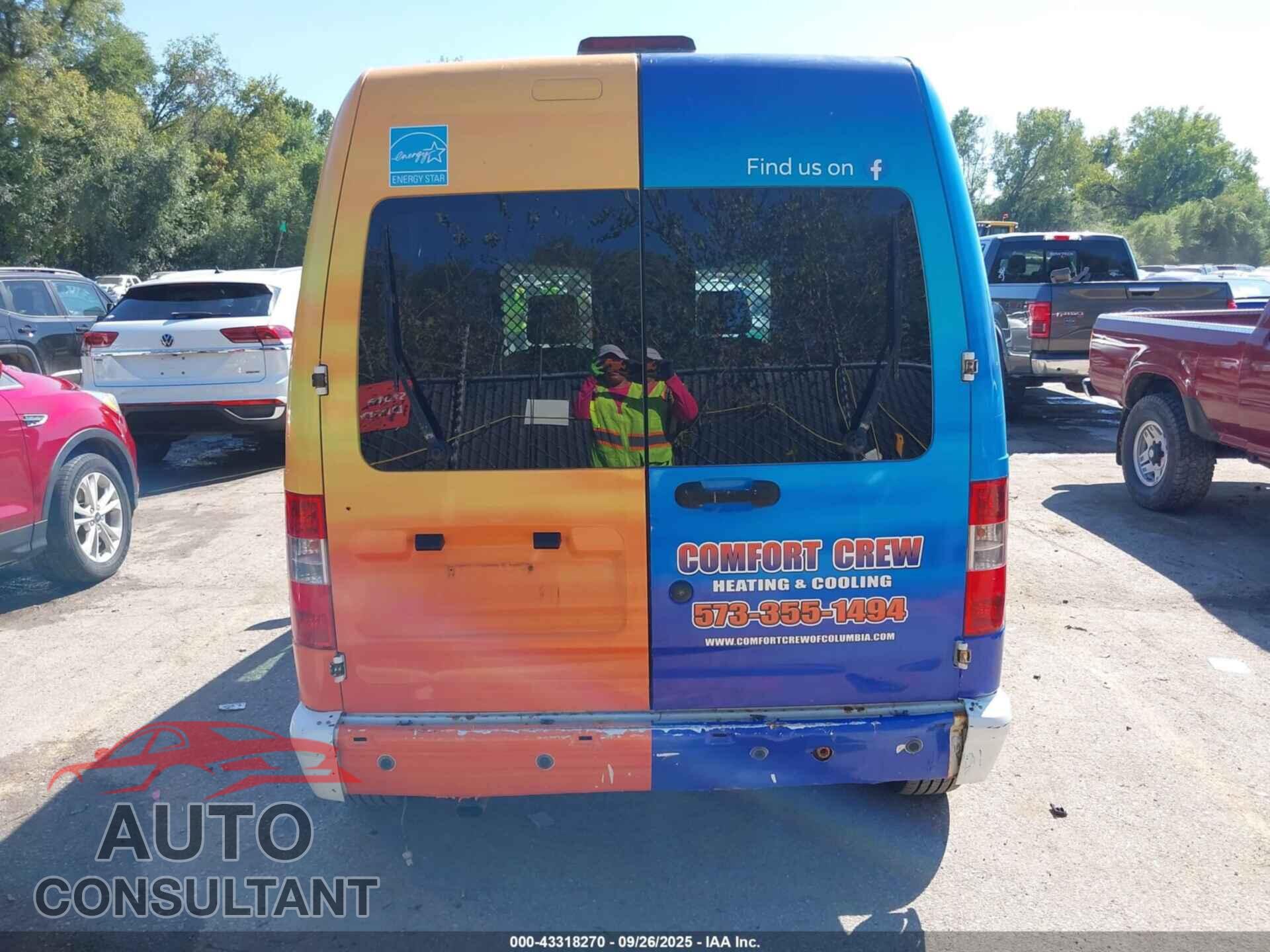 FORD TRANSIT CONNECT 2012 - NM0LS7DN2CT116550