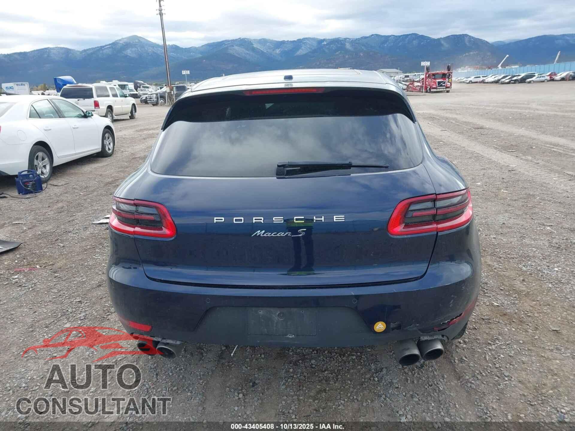 PORSCHE MACAN 2017 - WP1AB2A57HLB12338