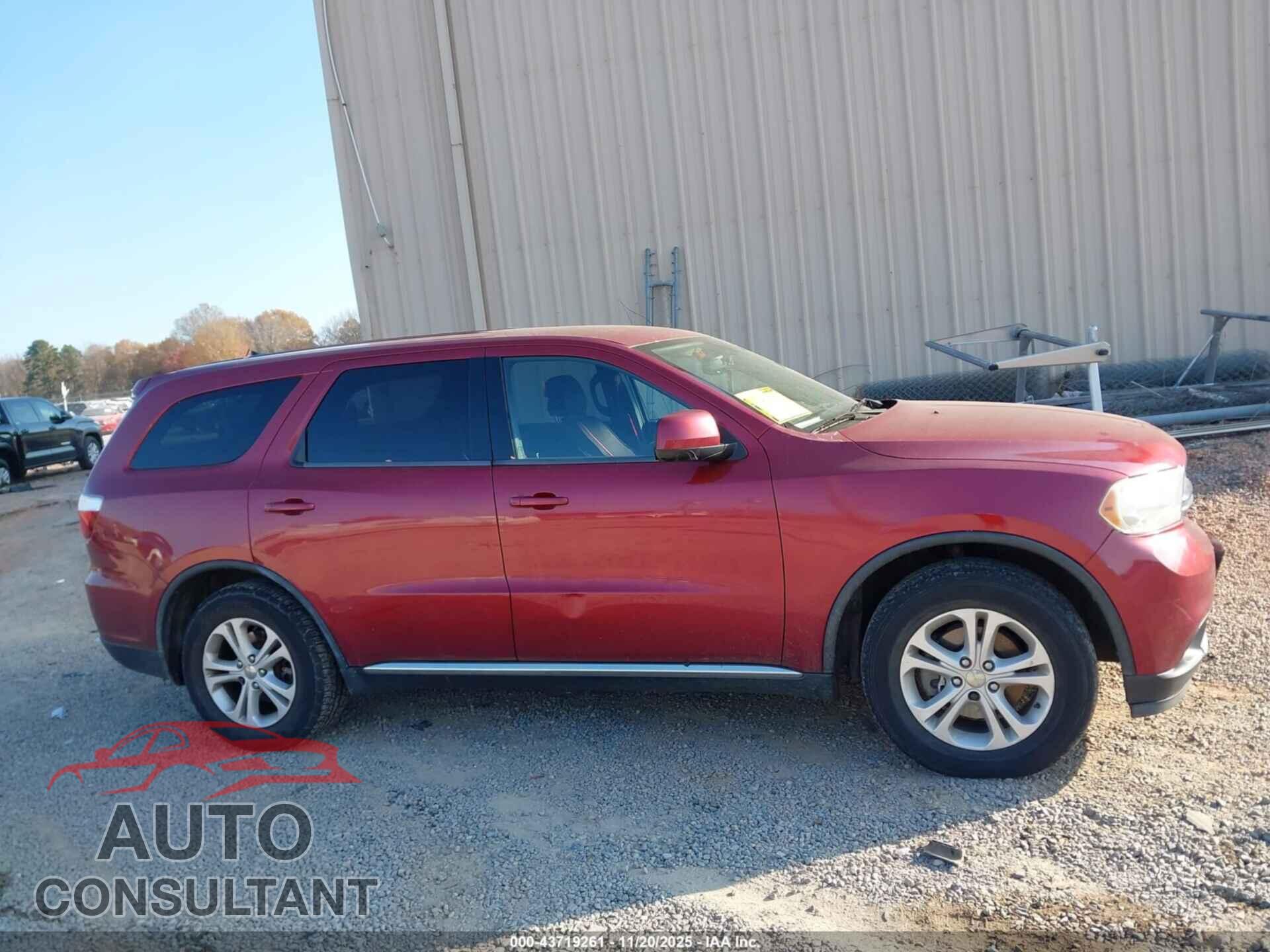 DODGE DURANGO 2013 - 1C4RDHAG4DC662156