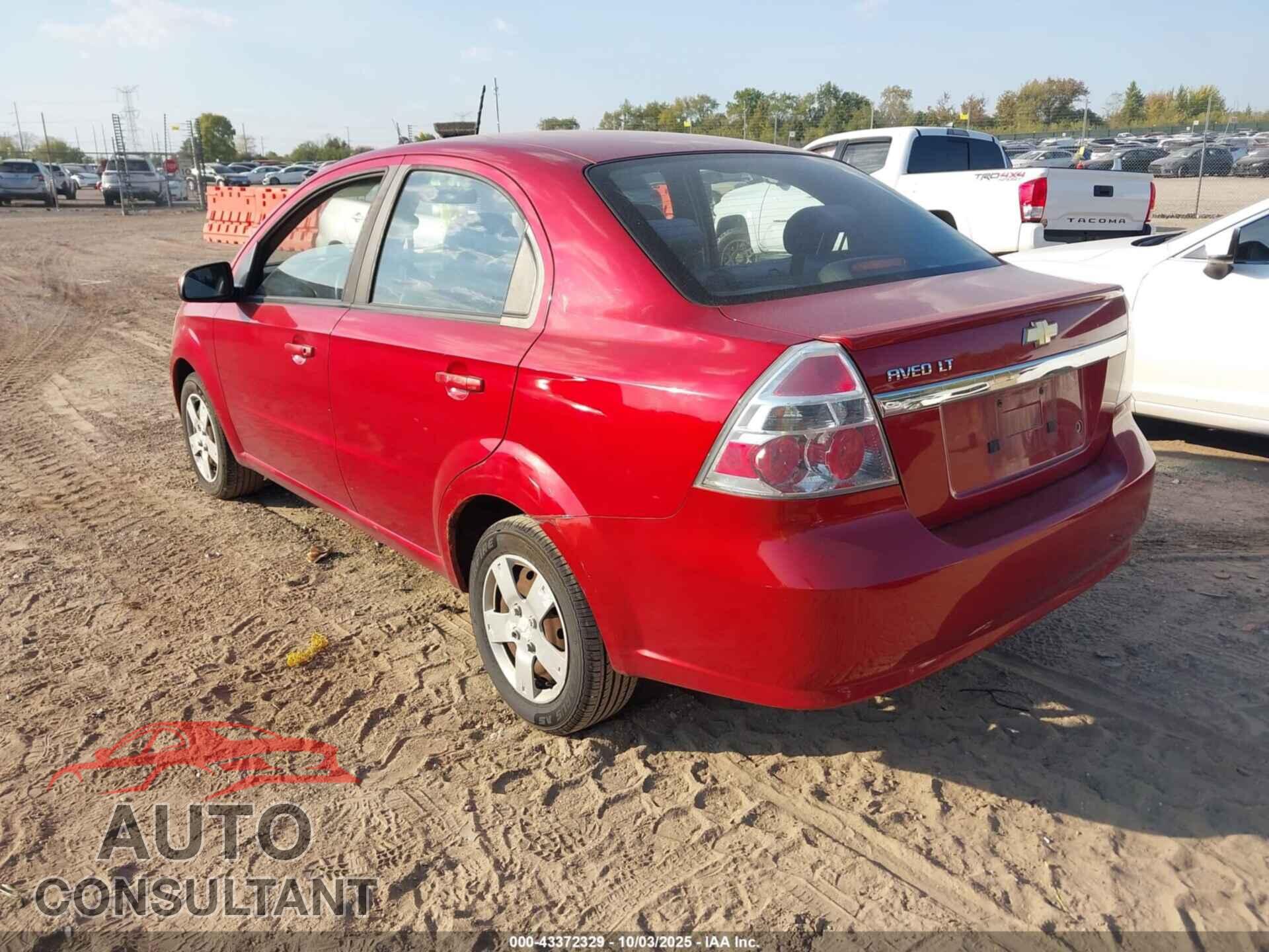 CHEVROLET AVEO 2011 - KL1TD5DE8BB206377