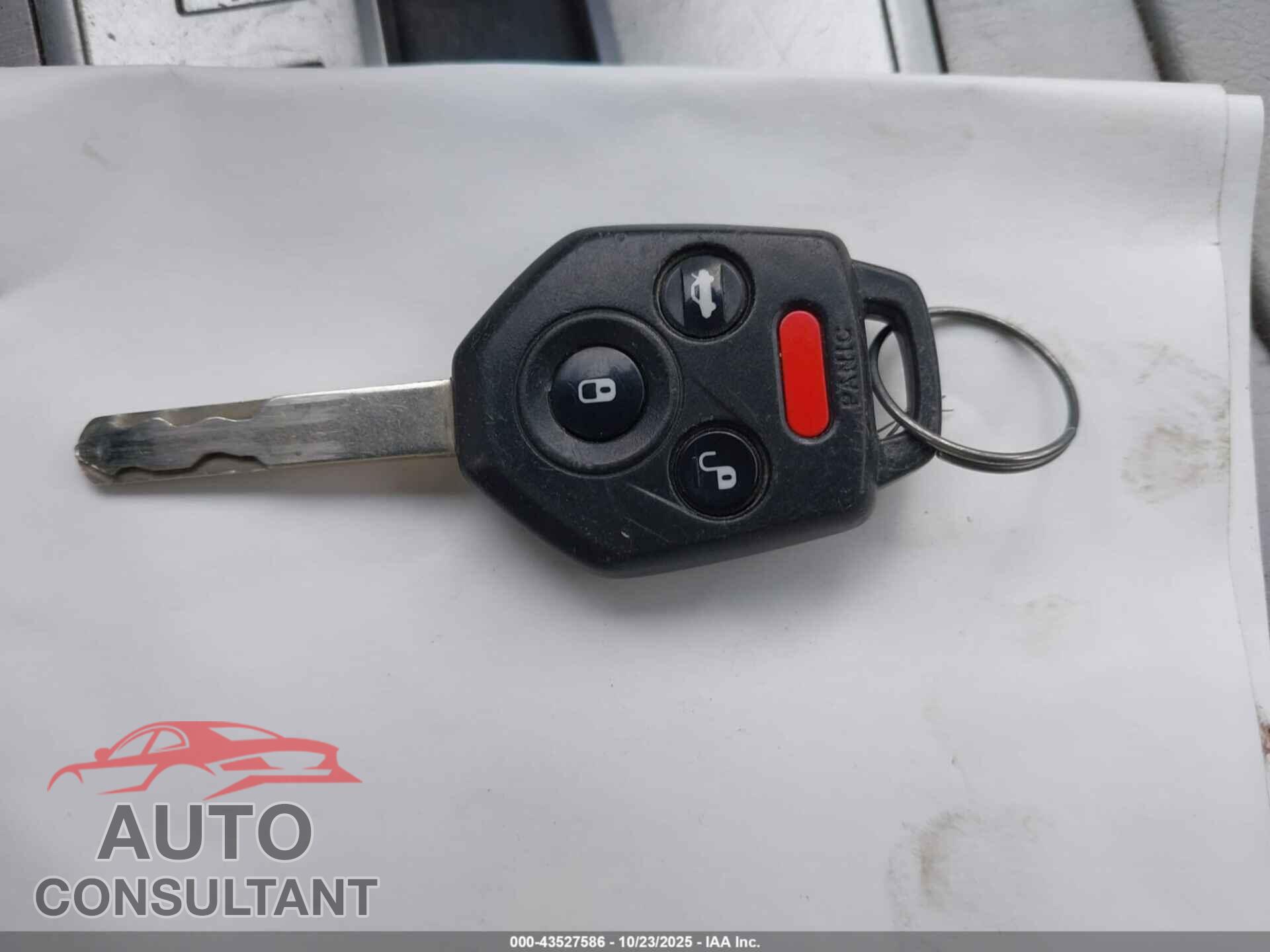 SUBARU OUTBACK 2012 - 4S4BRBGC7C3265488