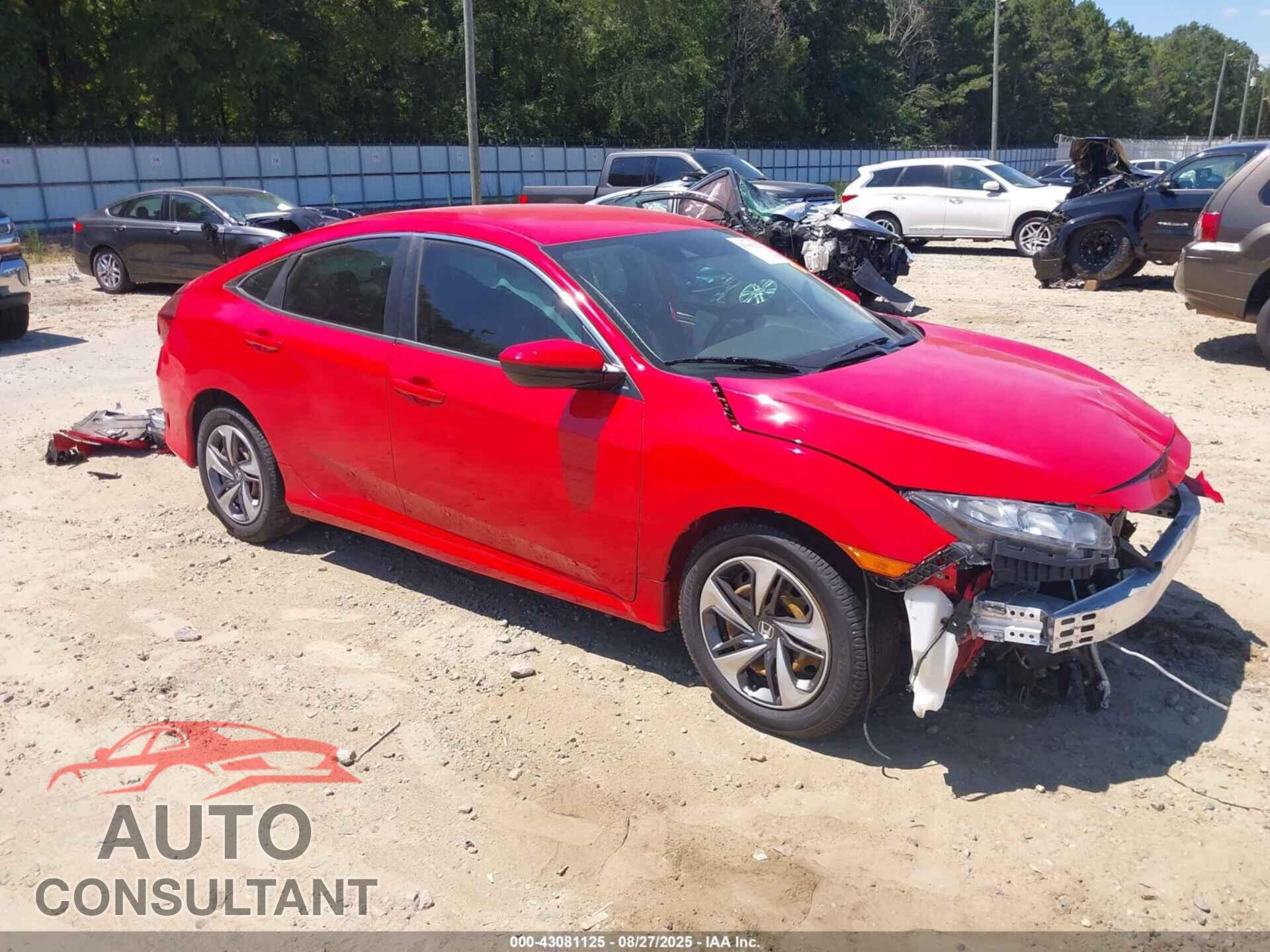 HONDA CIVIC 2019 - 2HGFC2F64KH577641