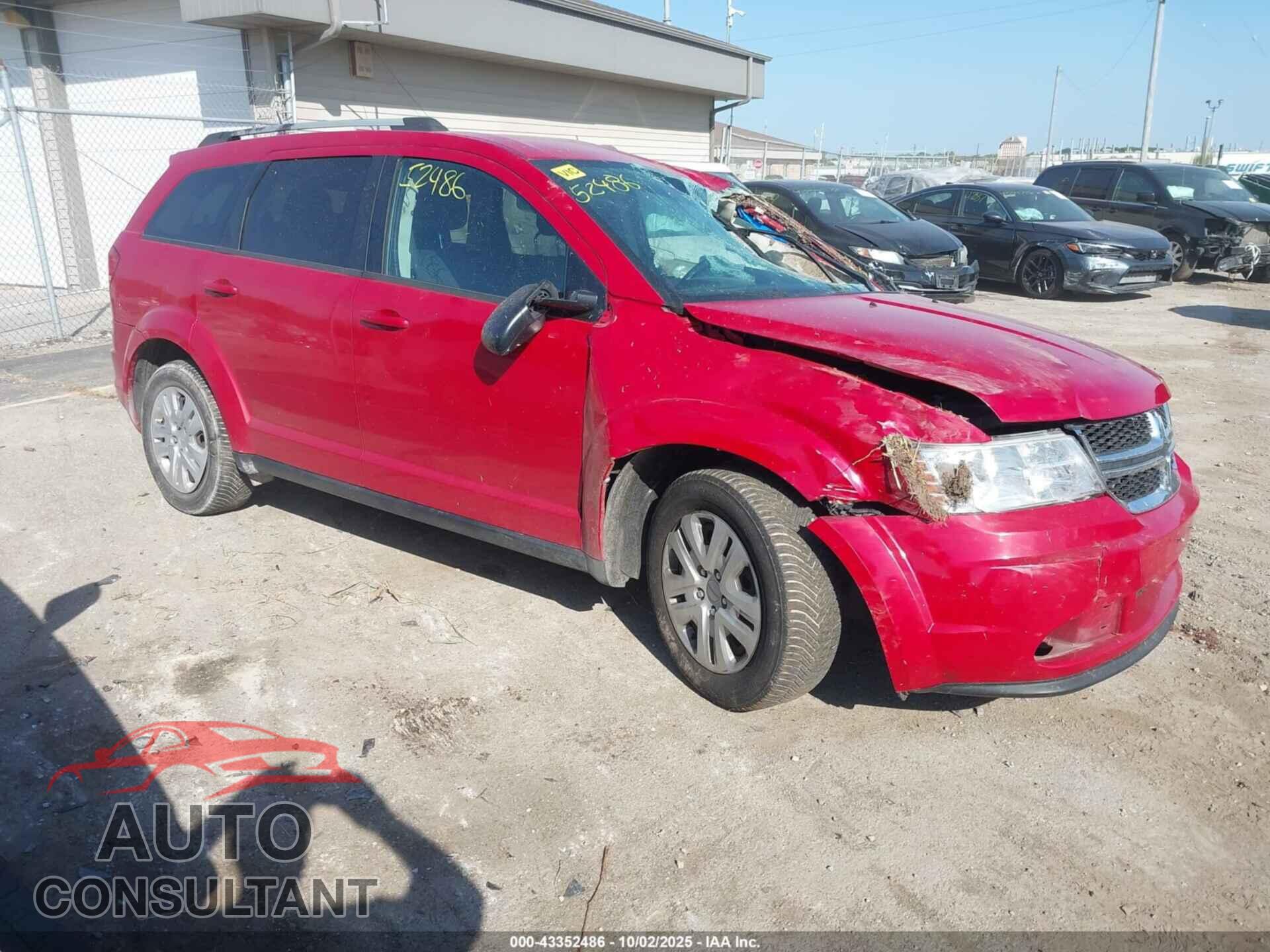DODGE JOURNEY 2017 - 3C4PDCABXHT603721
