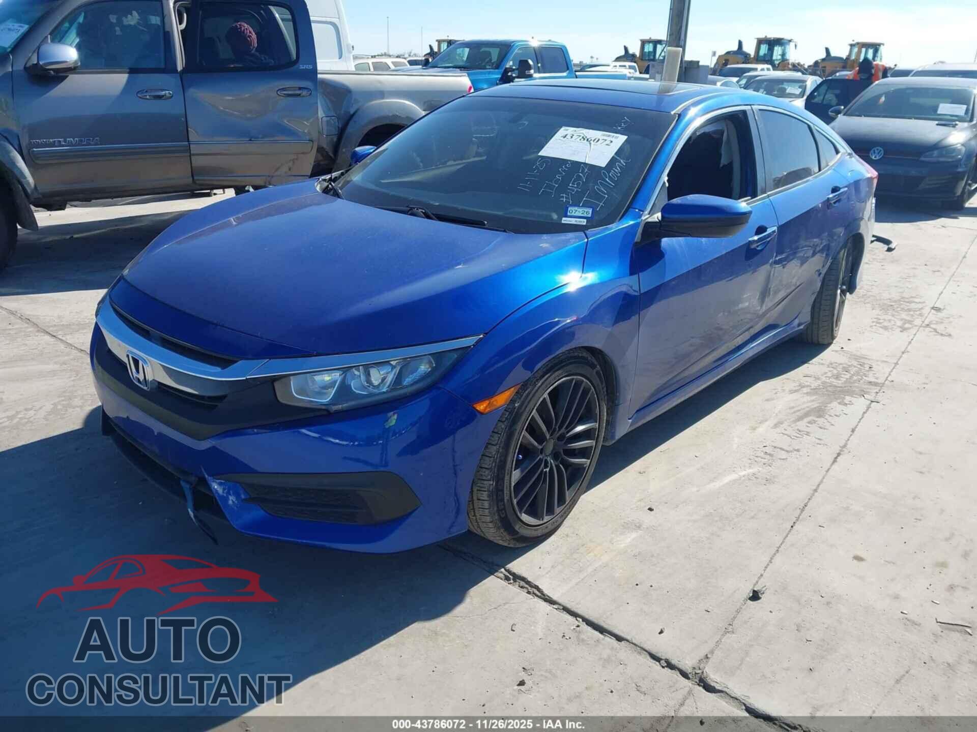HONDA CIVIC 2016 - 19XFC2F77GE080447