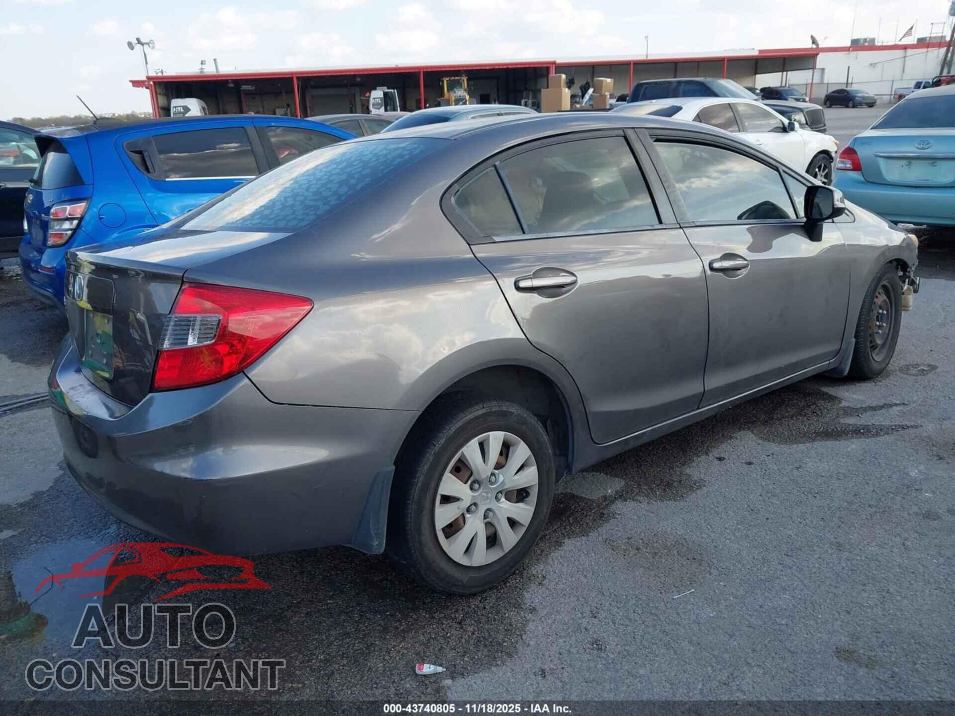 HONDA CIVIC 2012 - 19XFB2F56CE105317