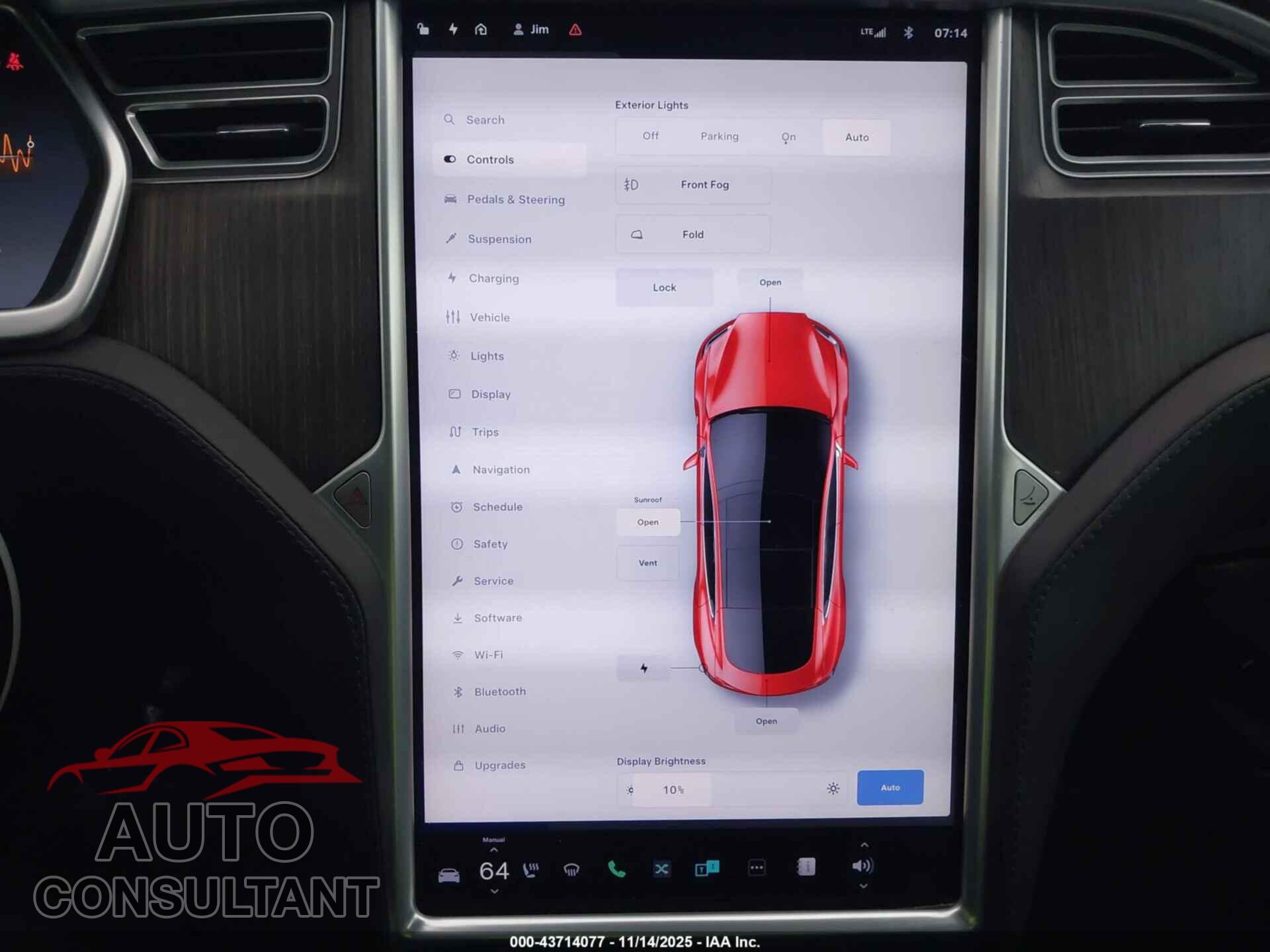 TESLA MODEL S 2013 - 5YJSA1DN3DFP25861