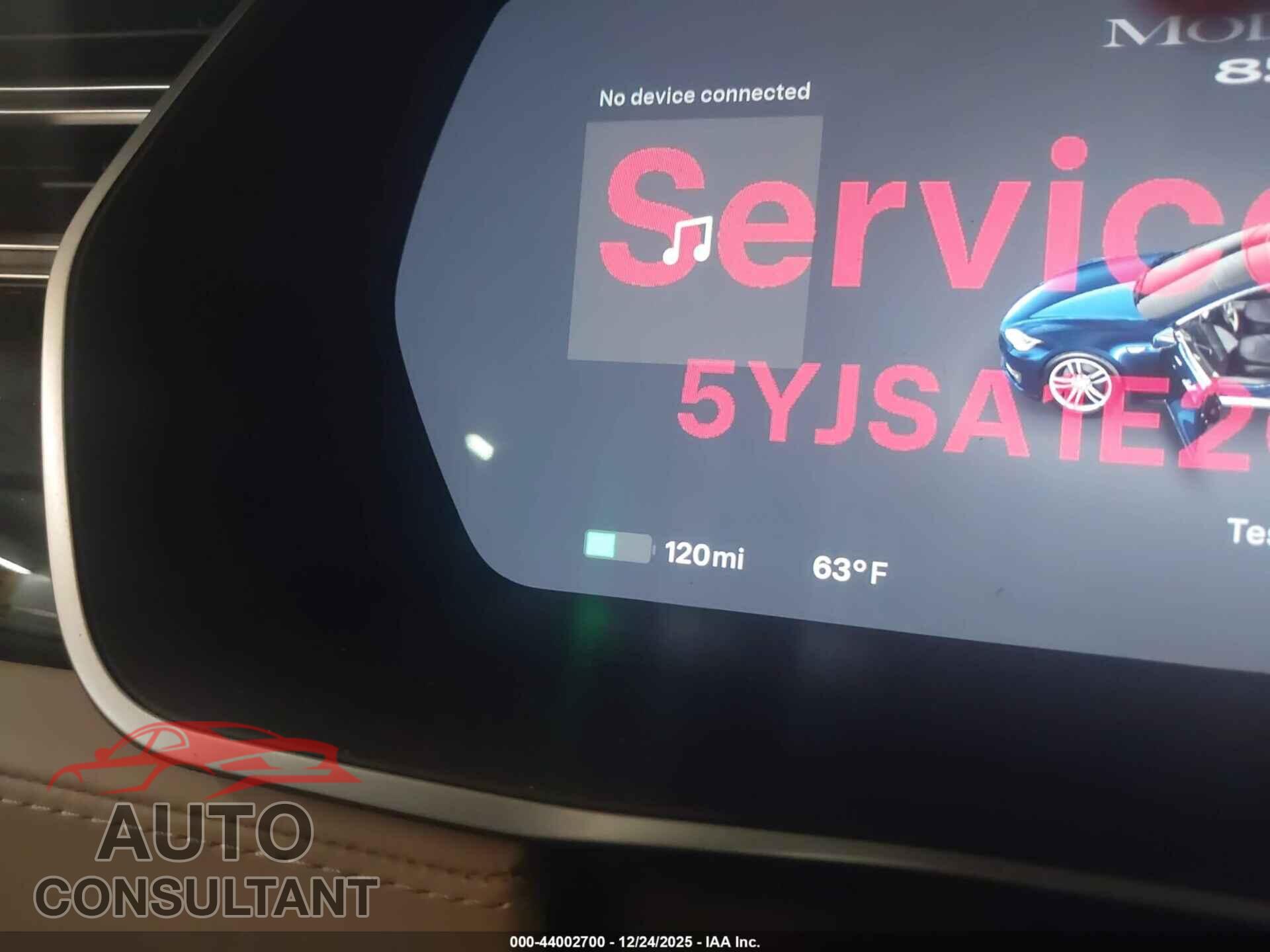 TESLA MODEL S 2015 - 5YJSA1E26FF112821