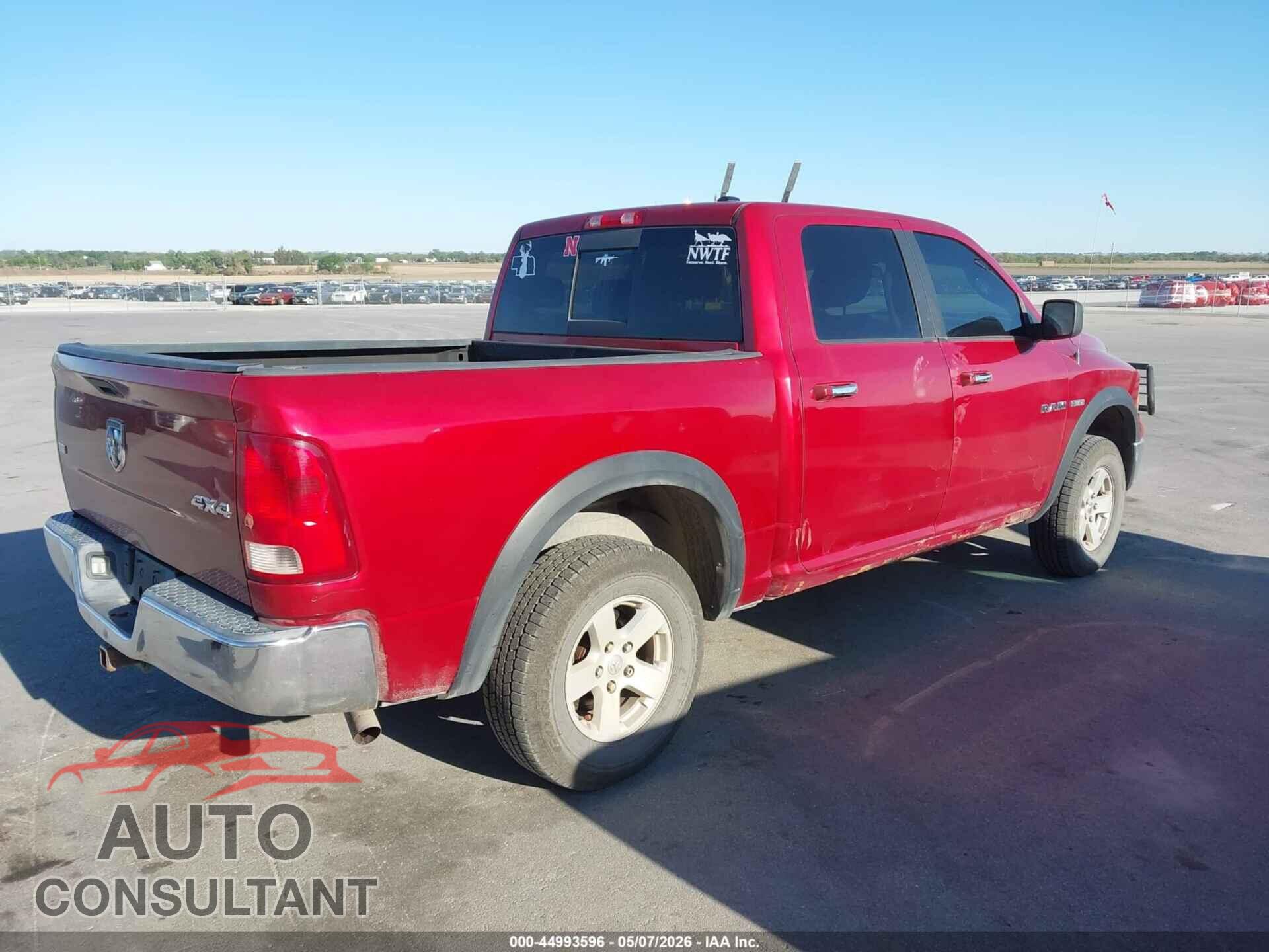 DODGE RAM 1500 2010 - 1D7RV1CT8AS102937