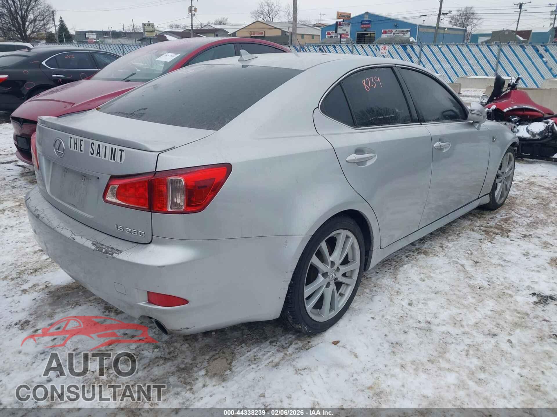 LEXUS IS 250 2012 - JTHBF5C23C5183126