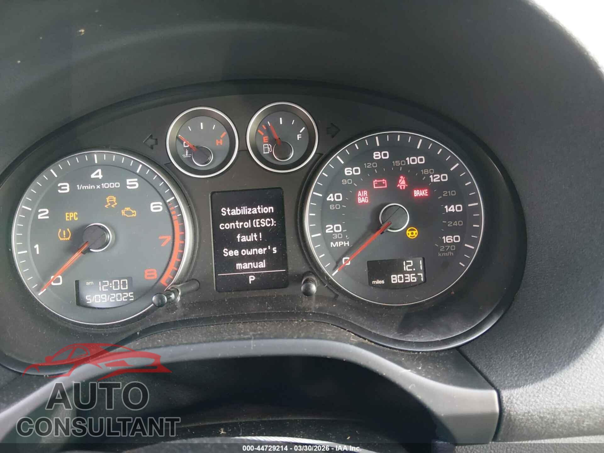 AUDI A3 2013 - WAUDFAFM0DA017569