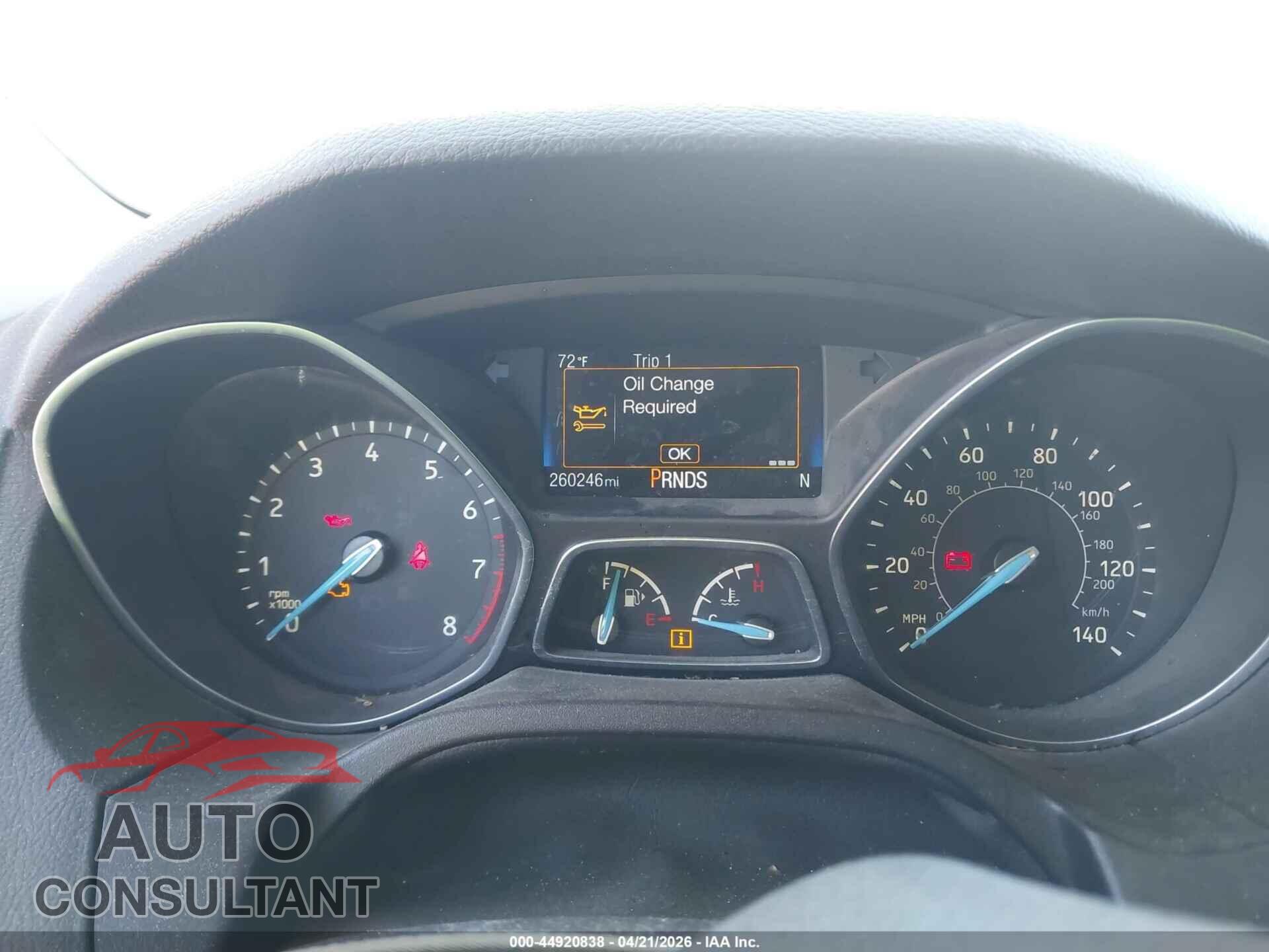 FORD FOCUS 2017 - 1FADP3H25HL248331