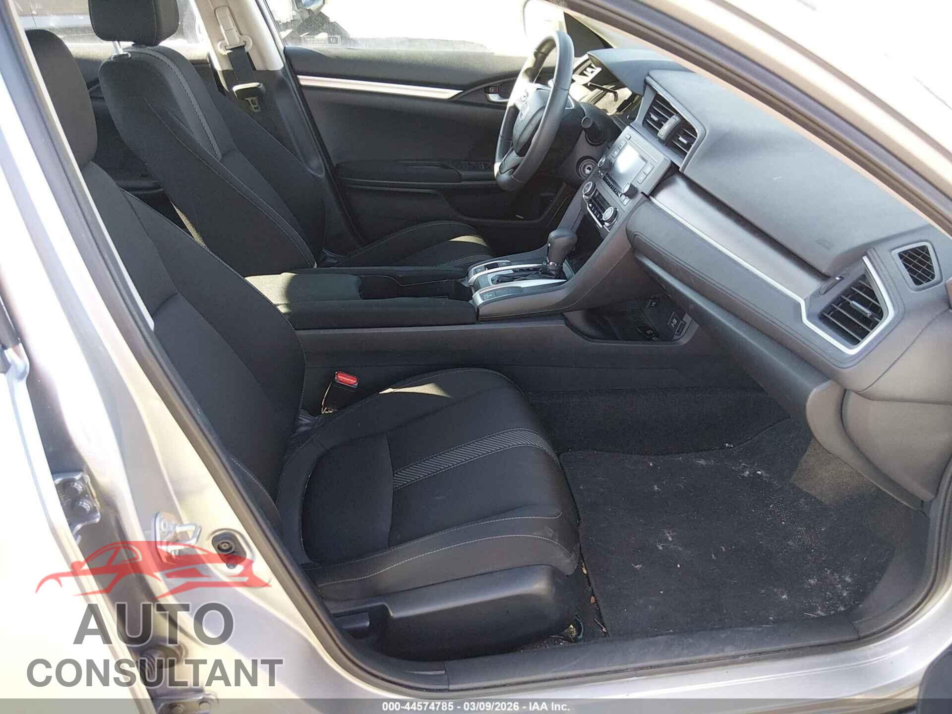 HONDA CIVIC 2017 - 19XFC2F55HE218843