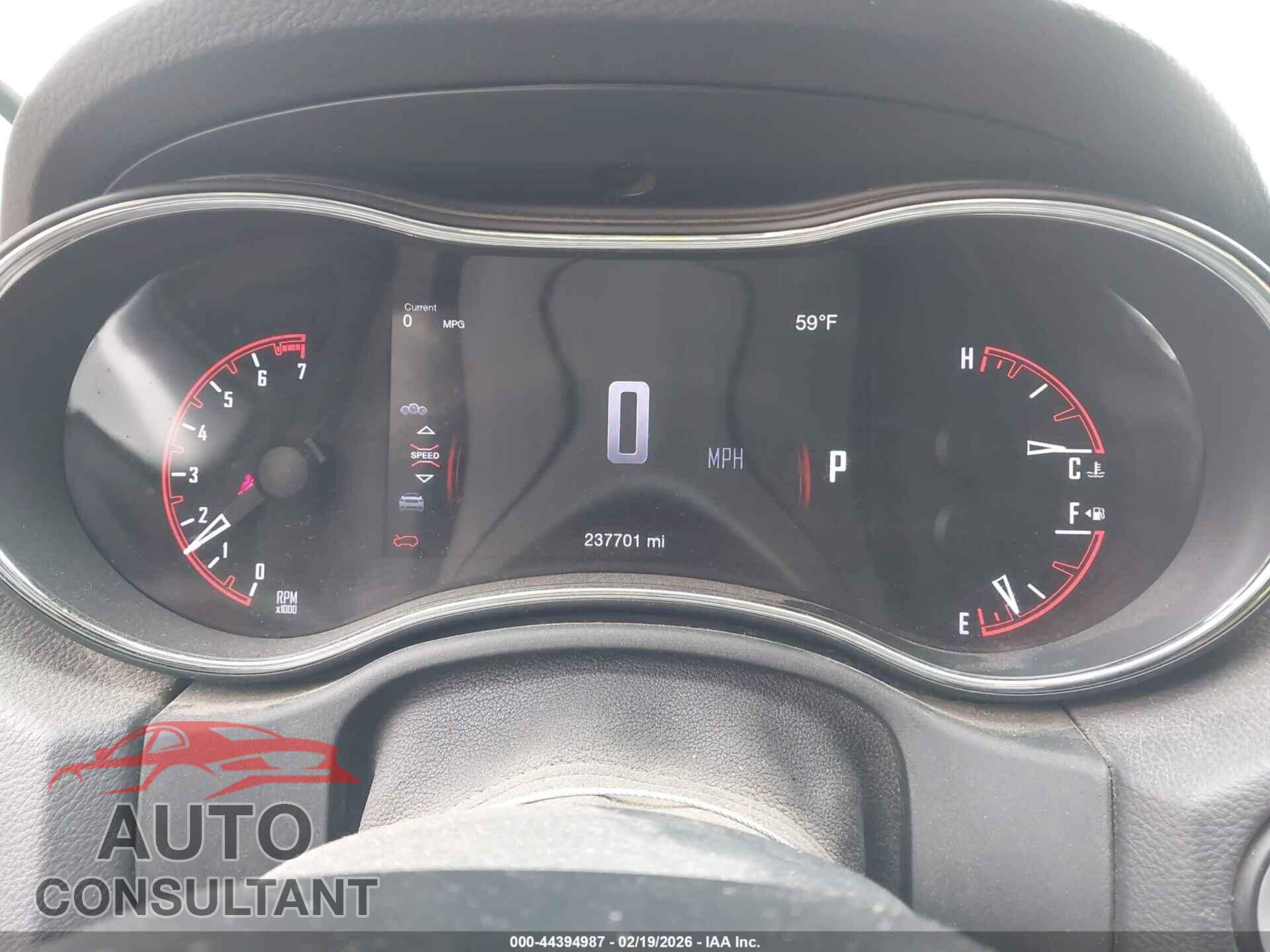 DODGE DURANGO 2017 - 1C4RDJDG3HC623146
