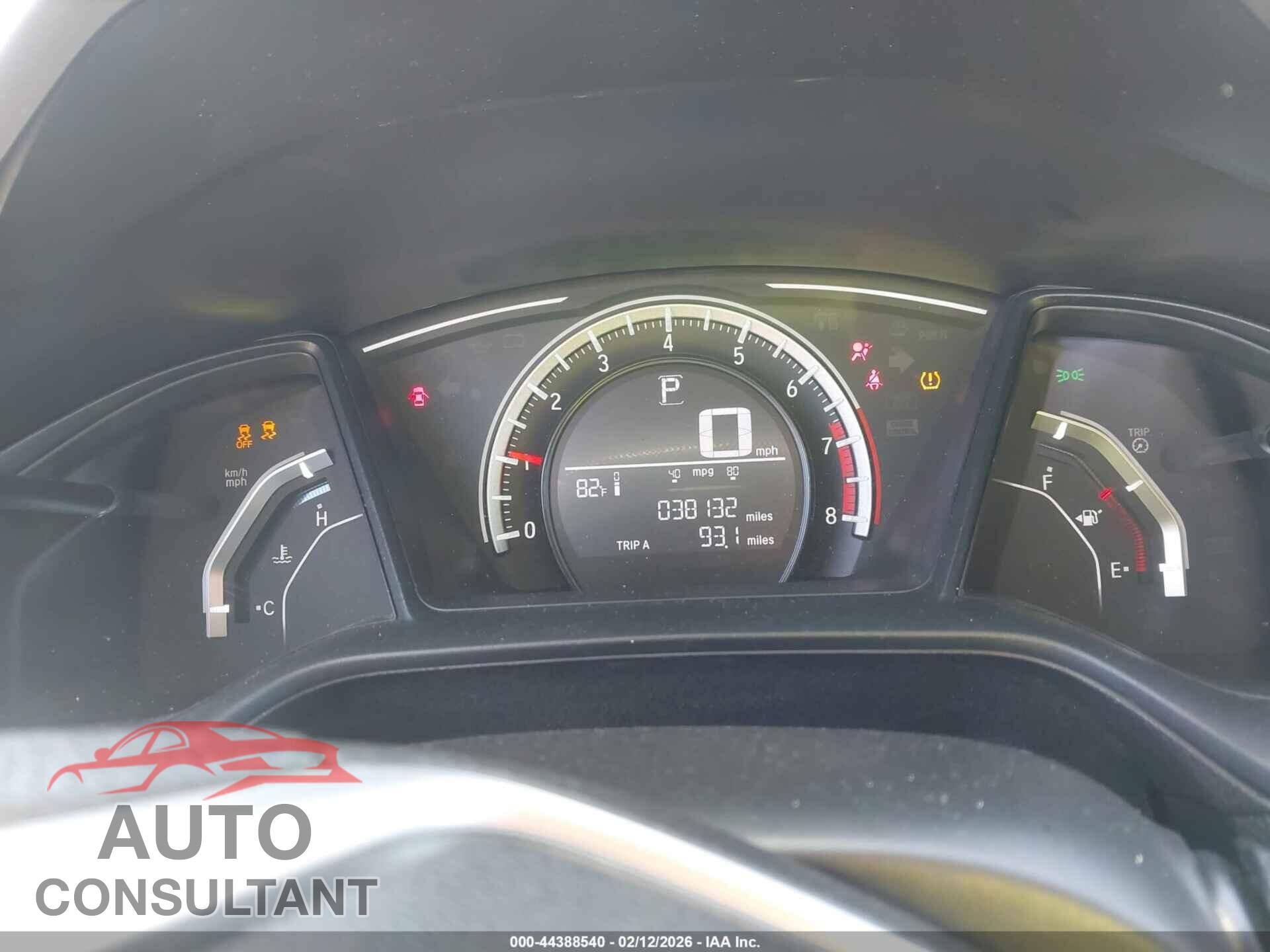 HONDA CIVIC 2018 - 2HGFC2F57JH587814