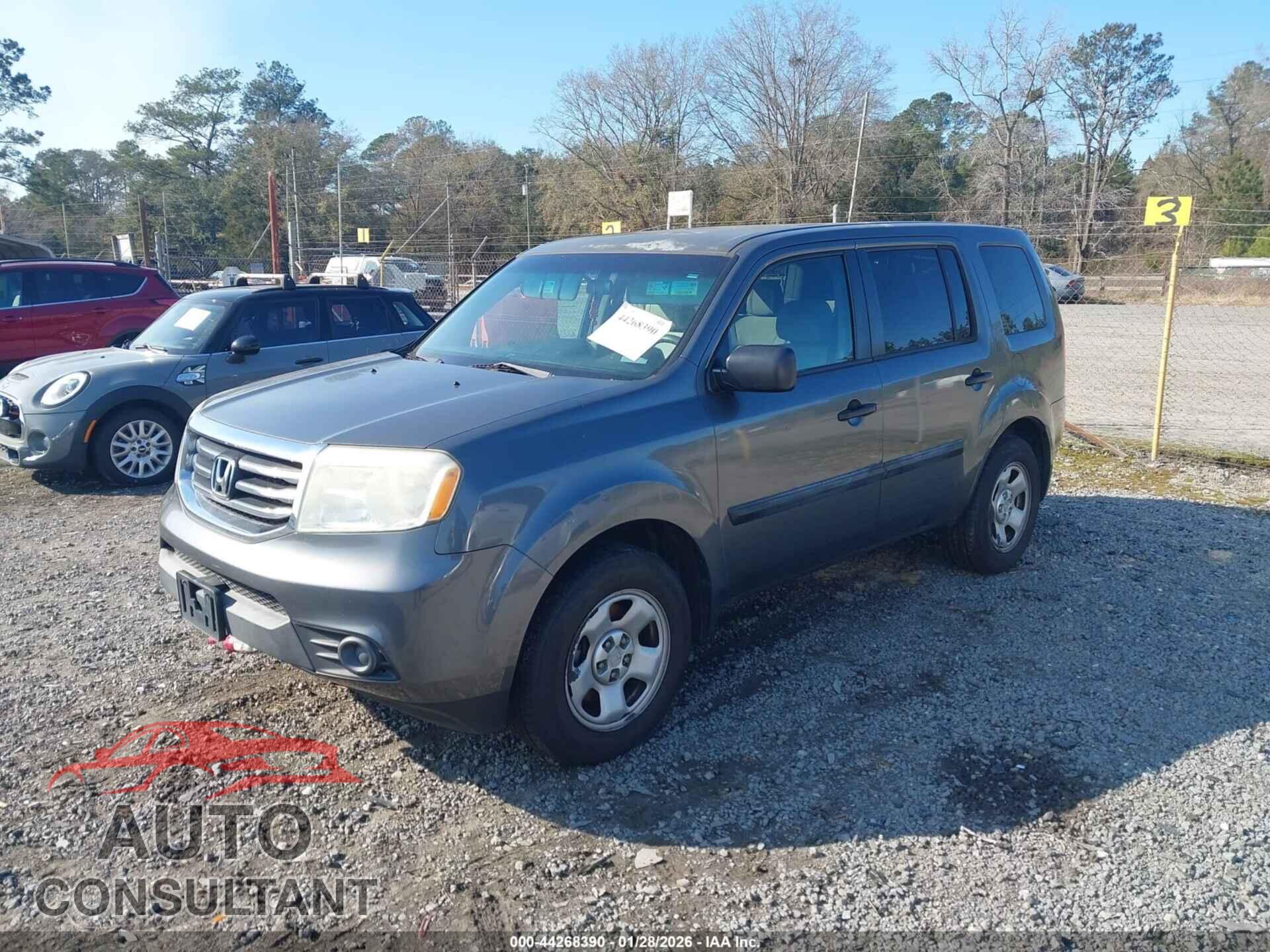 HONDA PILOT 2013 - 5FNYF3H29DB003382