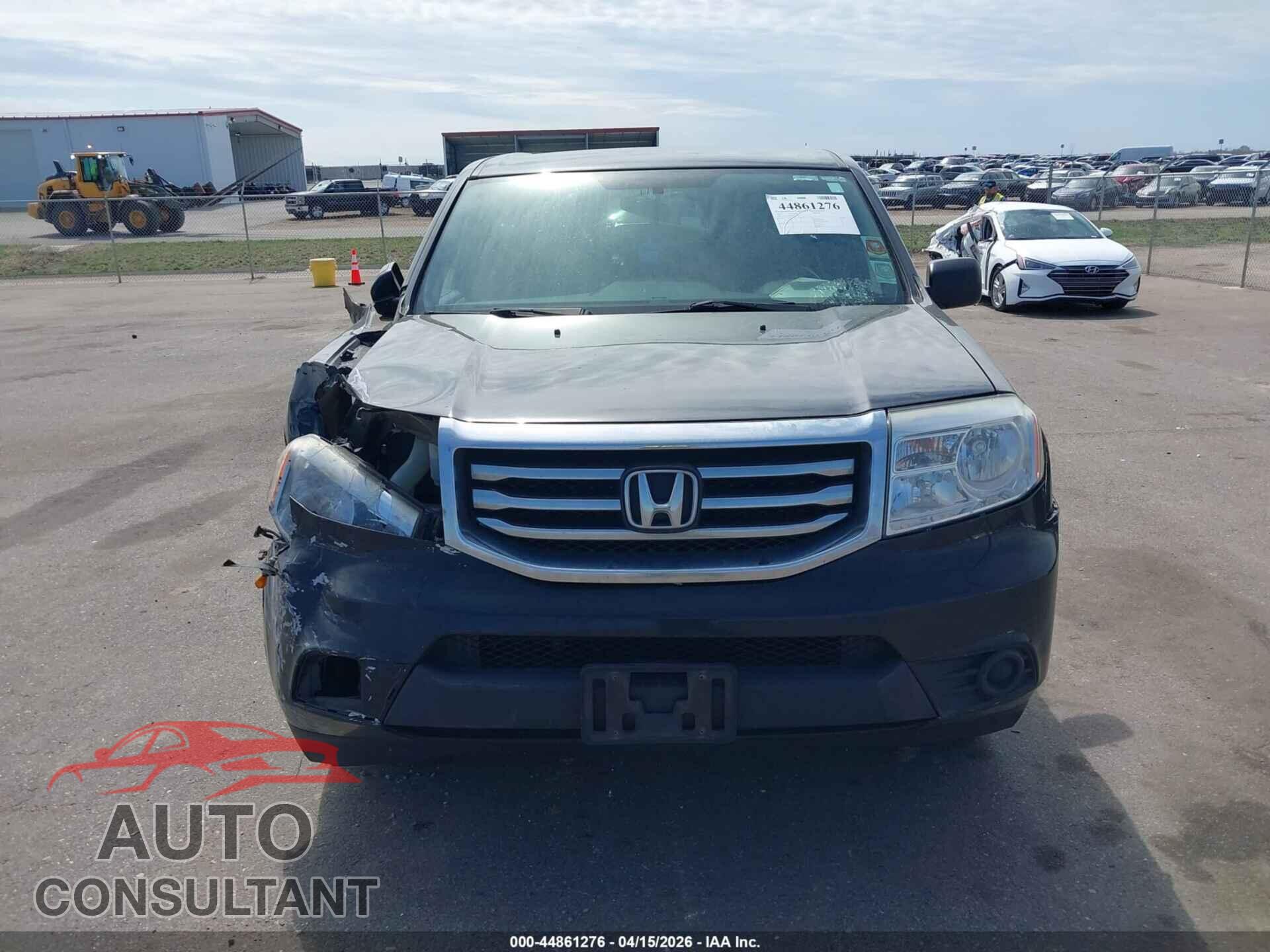 HONDA PILOT 2013 - 5FNYF4H29DB051275