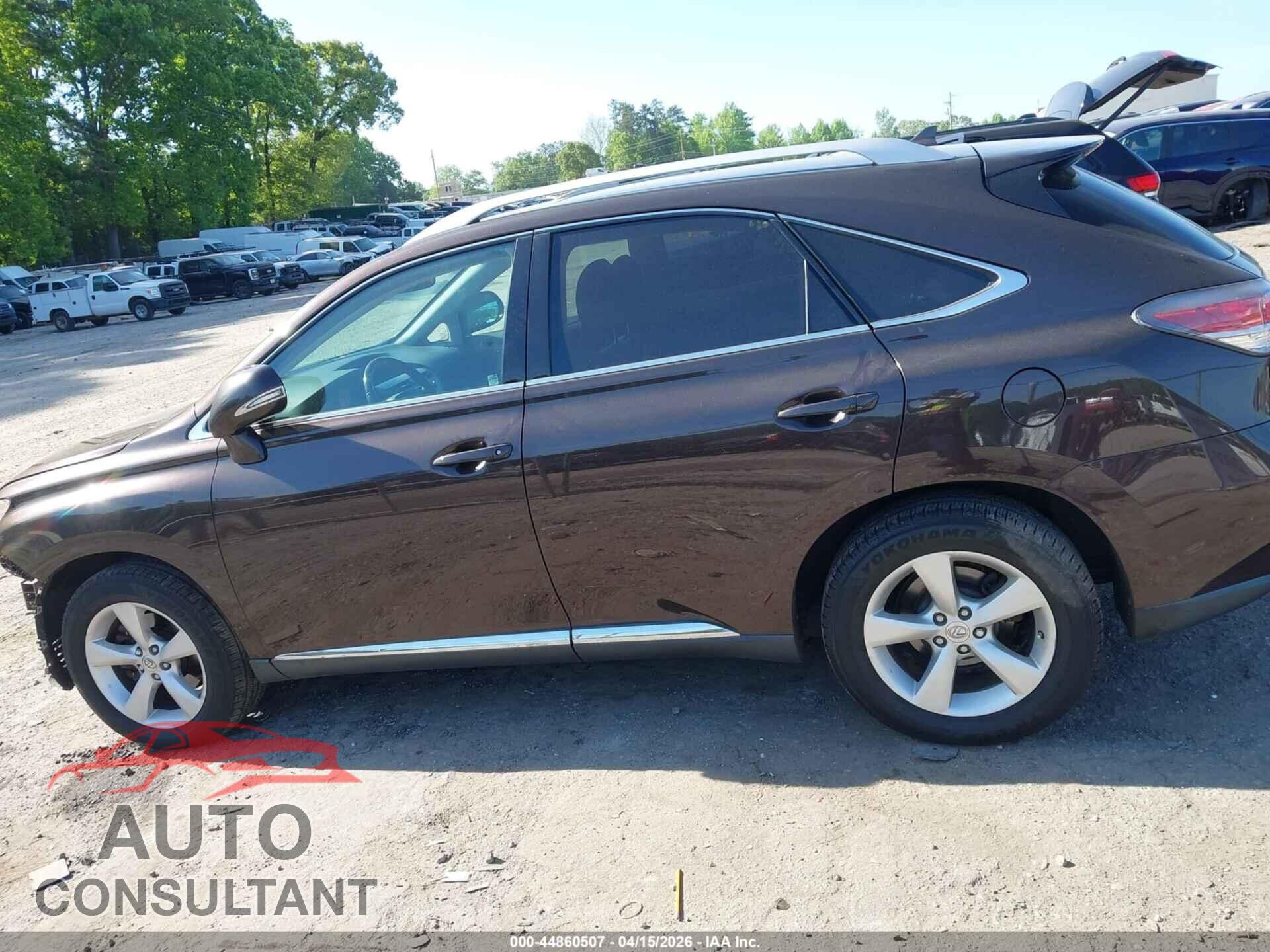 LEXUS RX 350 2013 - 2T2BK1BA9DC191214