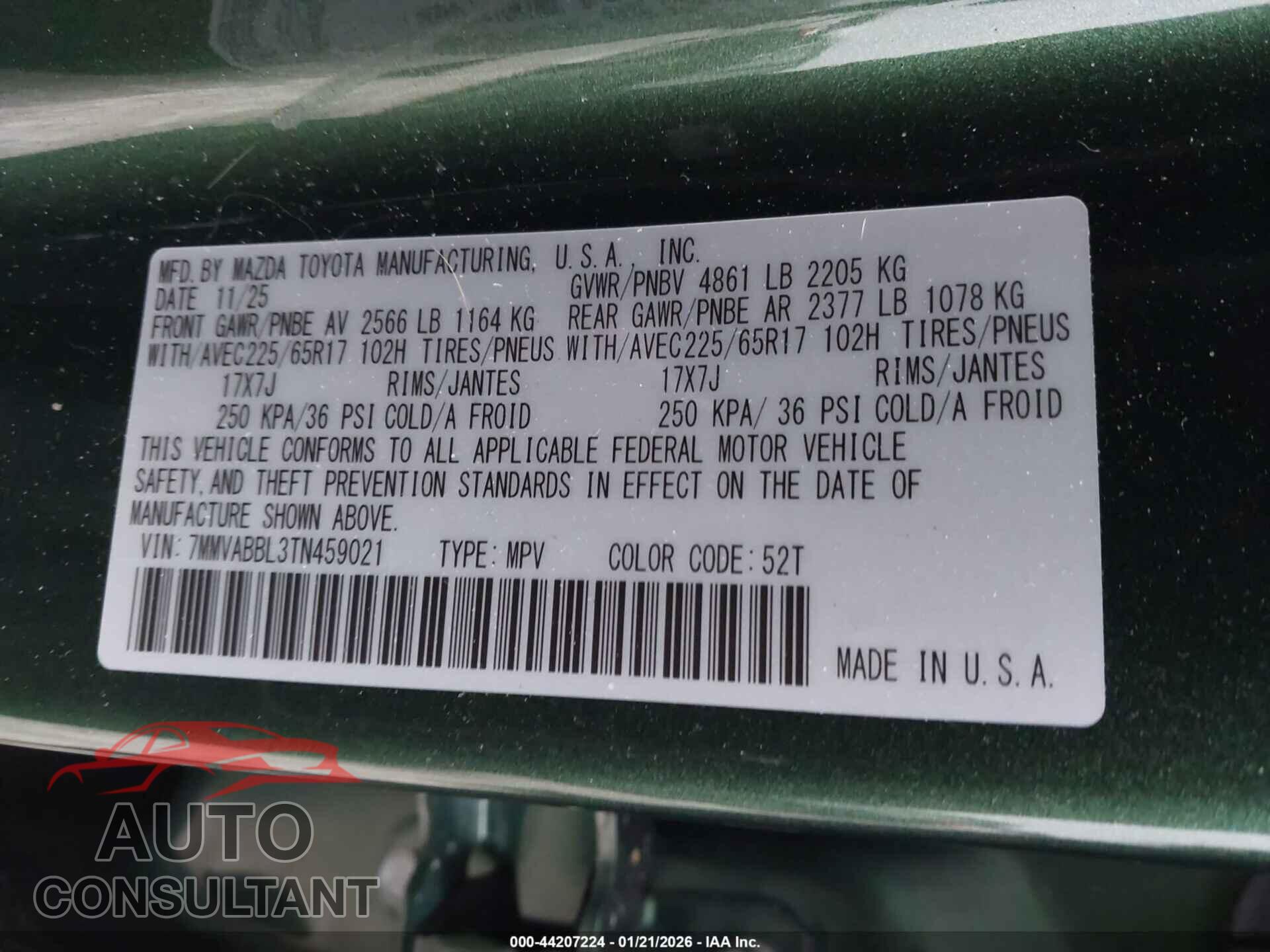 MAZDA CX-50 2026 - 7MMVABBL3TN459021