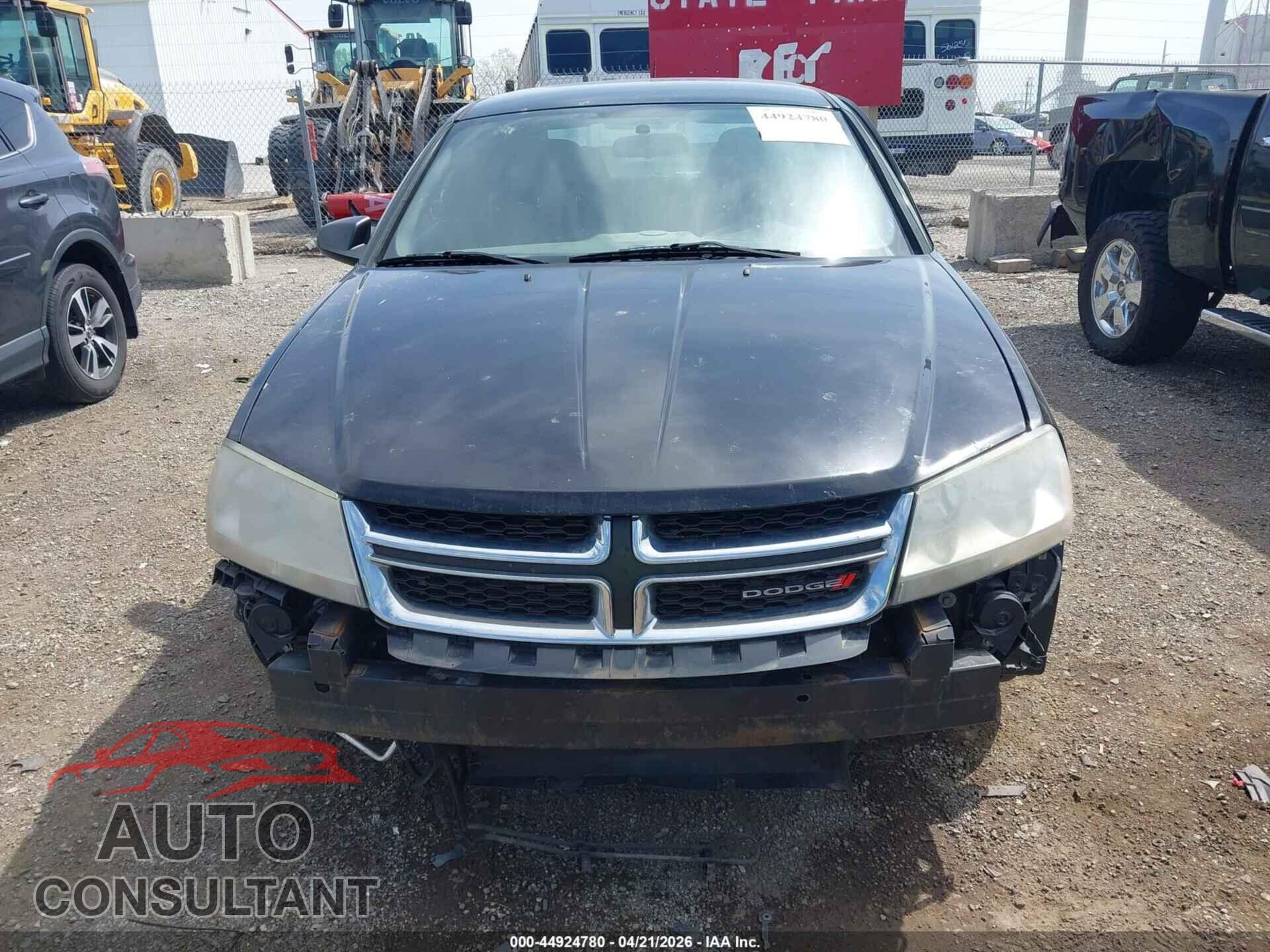 DODGE AVENGER 2013 - 1C3CDZAB0DN652040