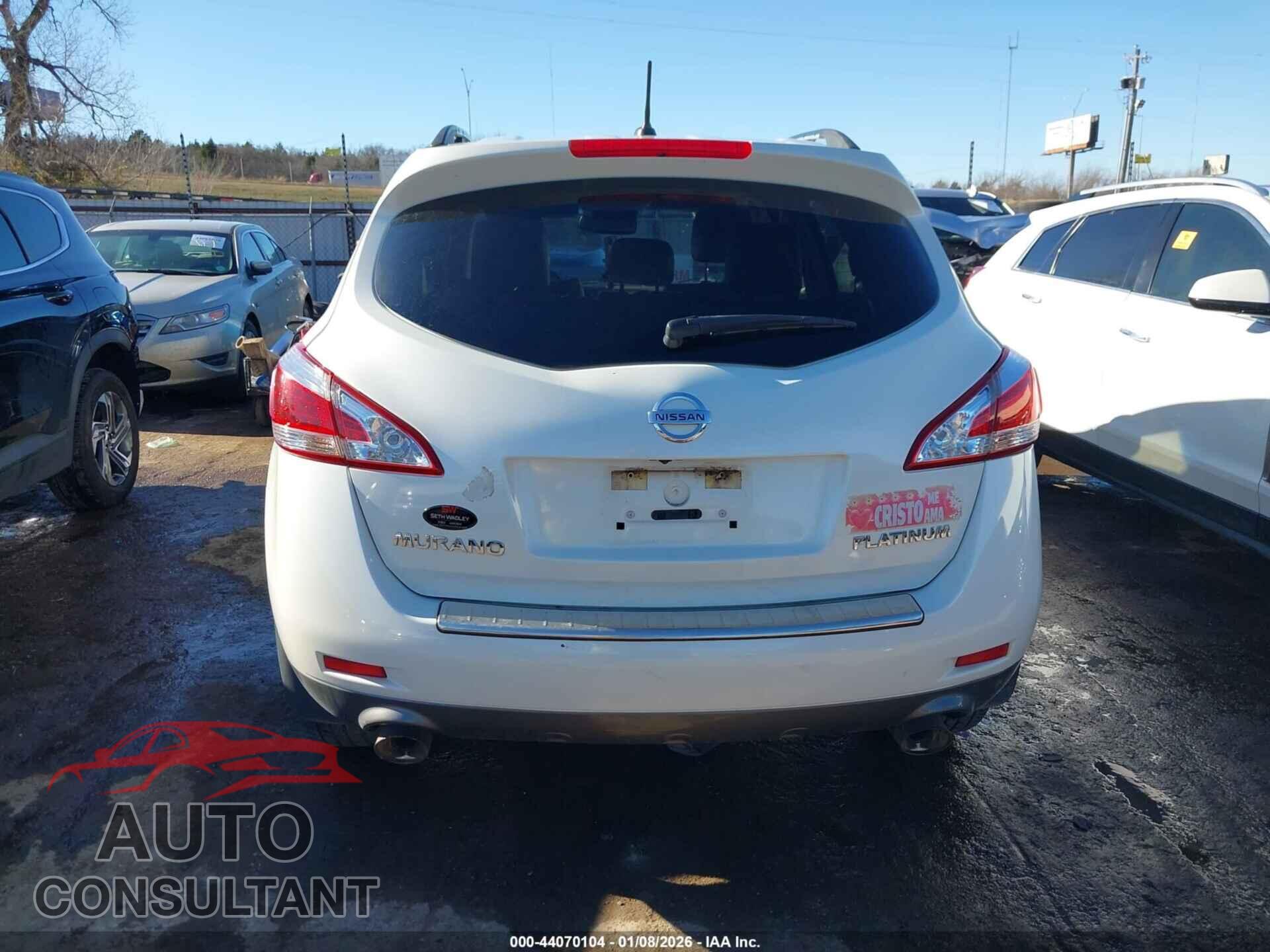NISSAN MURANO 2014 - JN8AZ1MUXEW403473